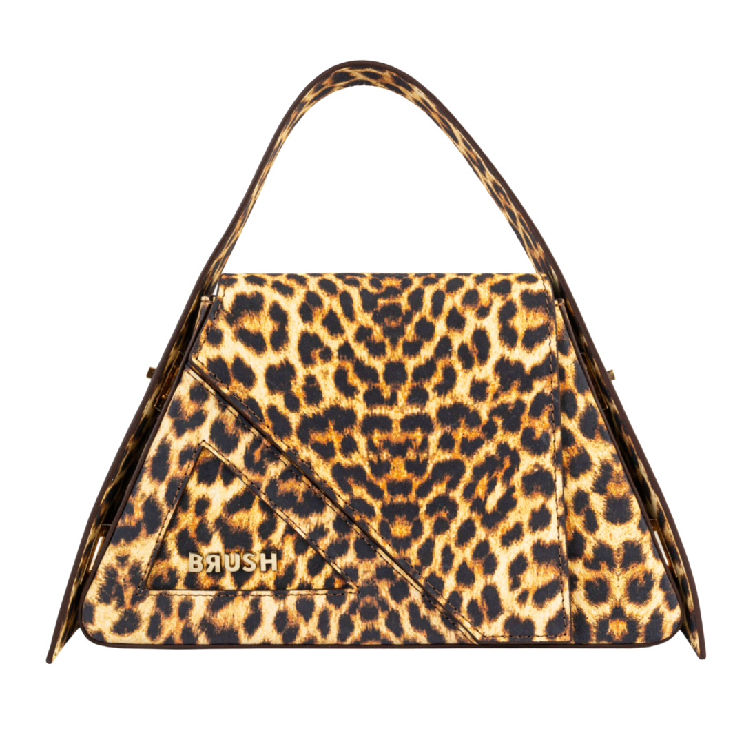Ruler bag cheetah stripes BRUSH bag collection Front feature image