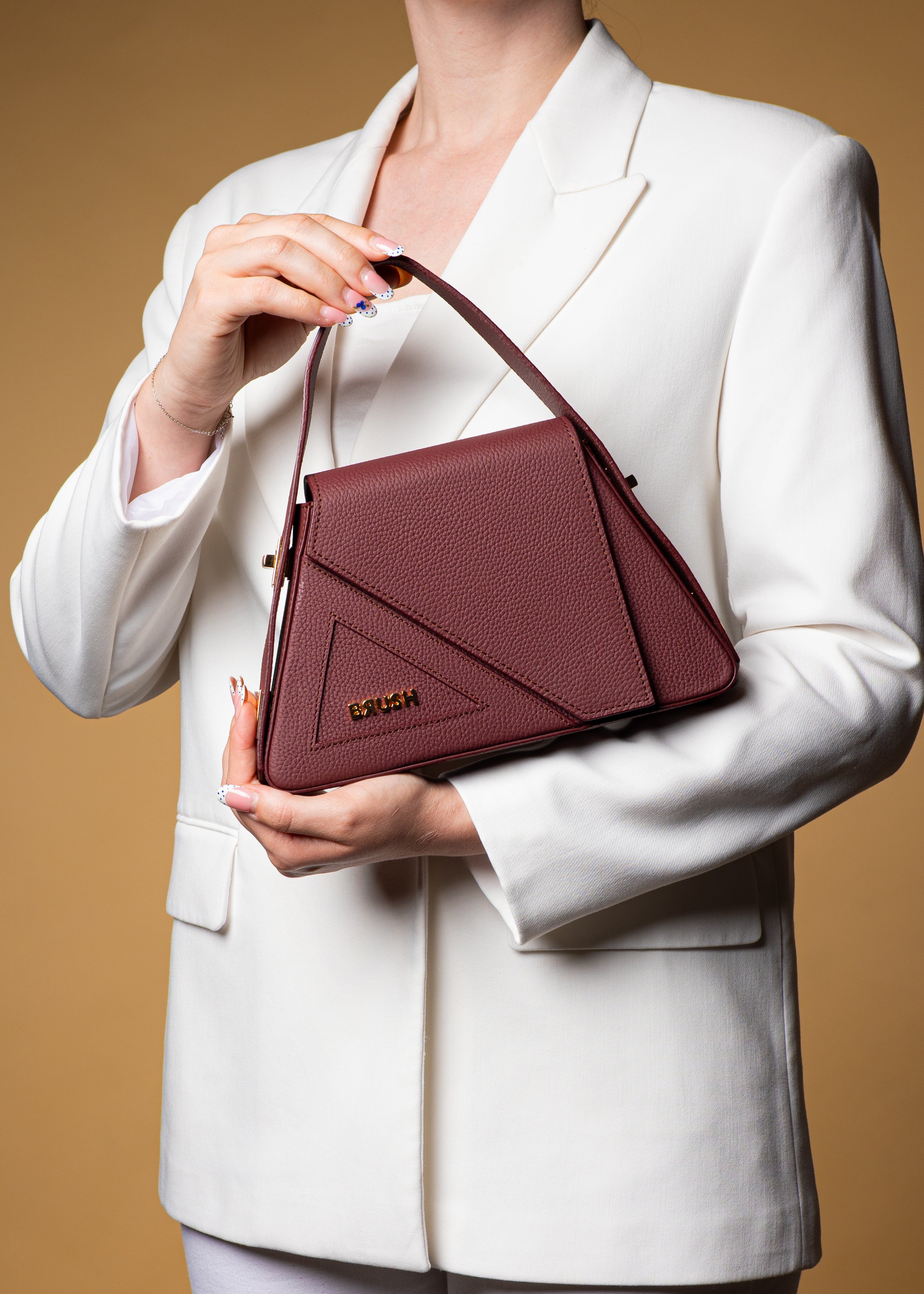 Burgundy Baby Ruler Bag