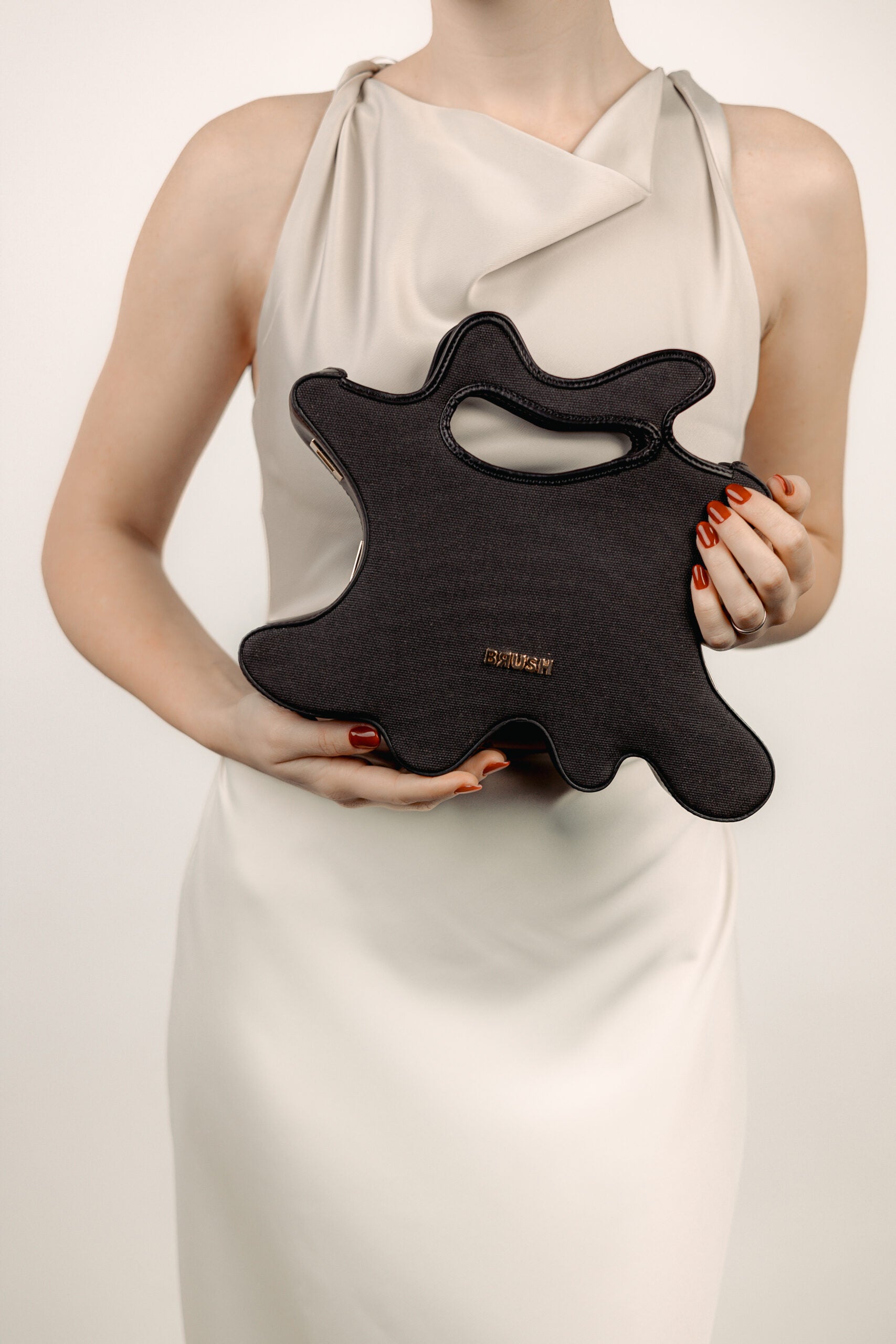 Splash canva black bag