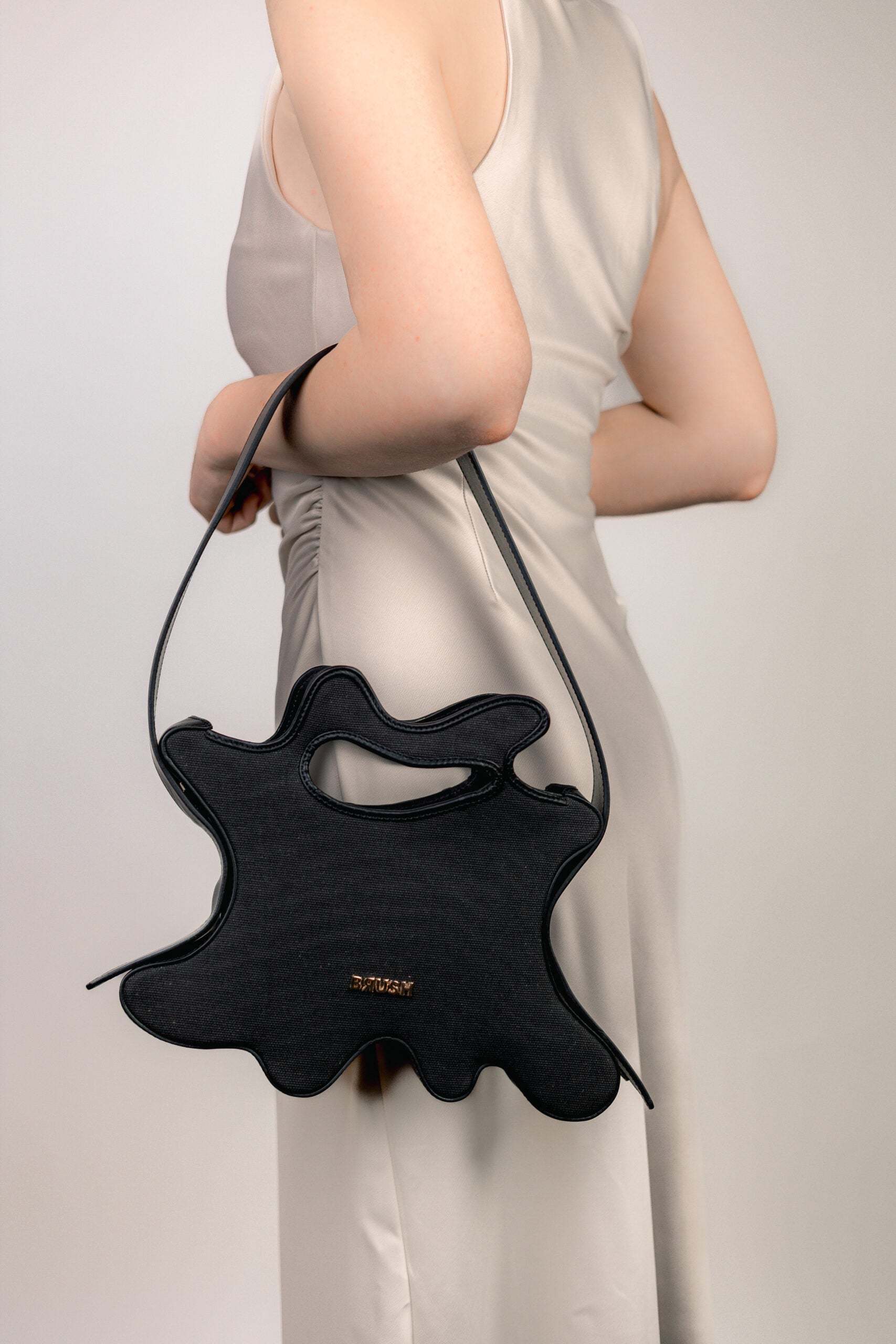 Splash canva black bag