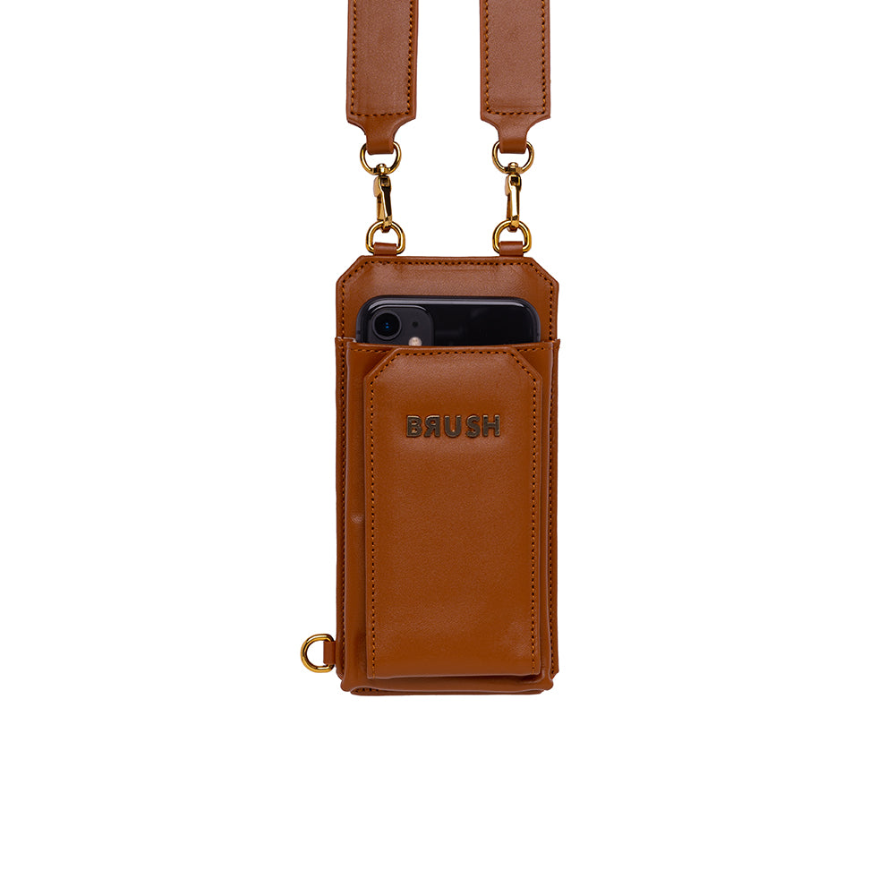 Geantă de telefon maro