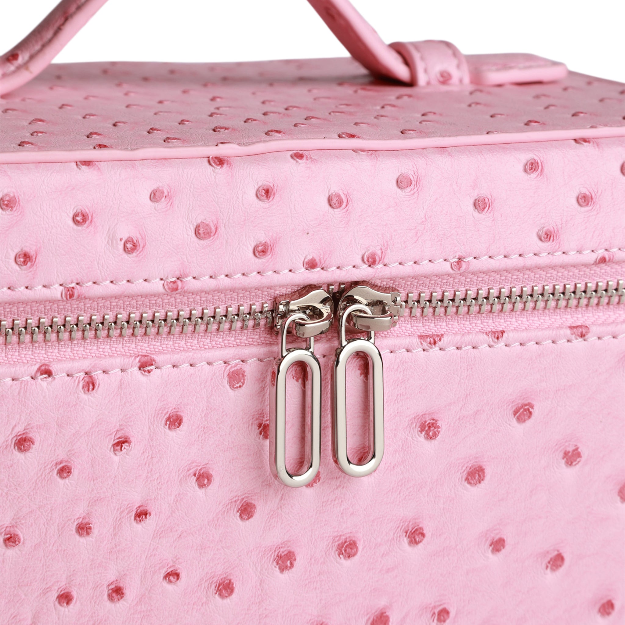 Vanity Case Blush Ostrich