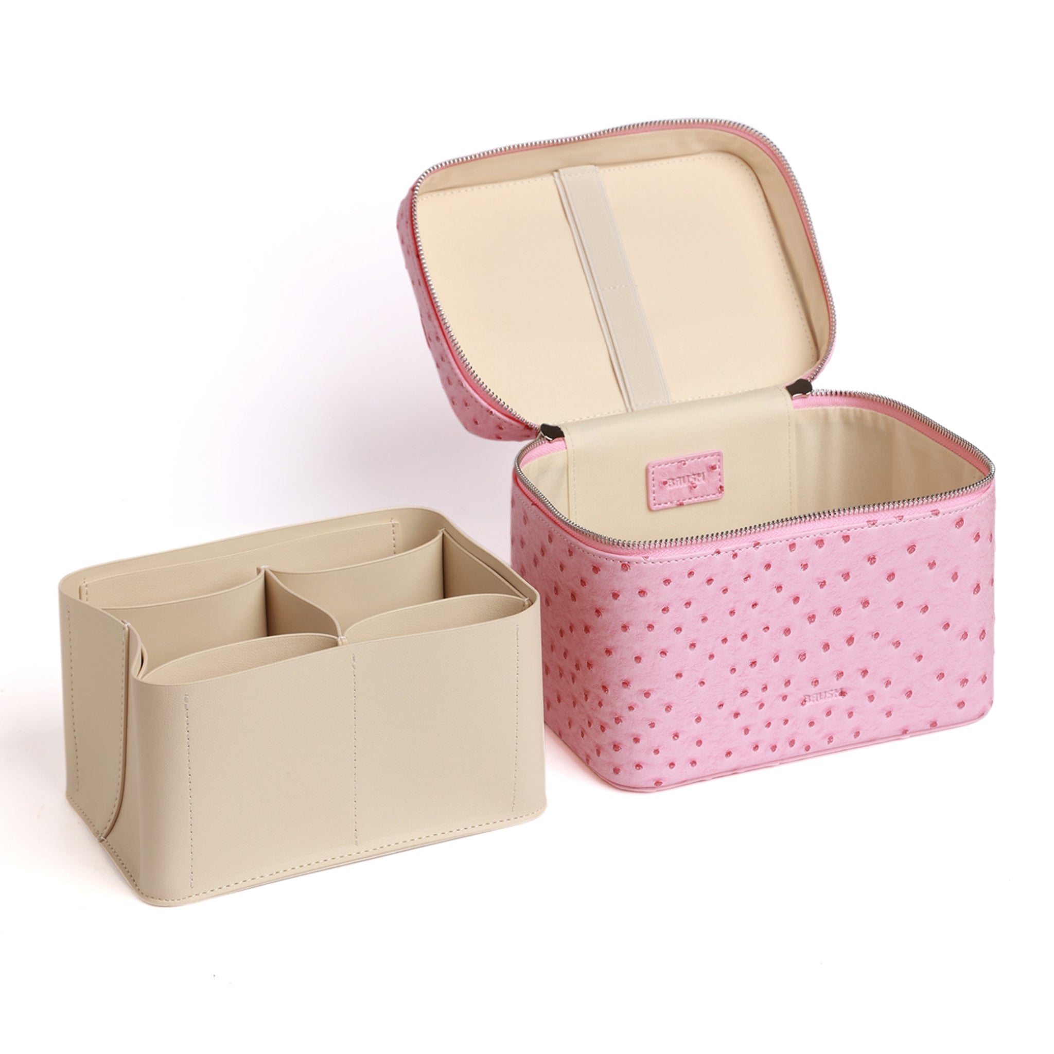 Vanity Case Blush Ostrich