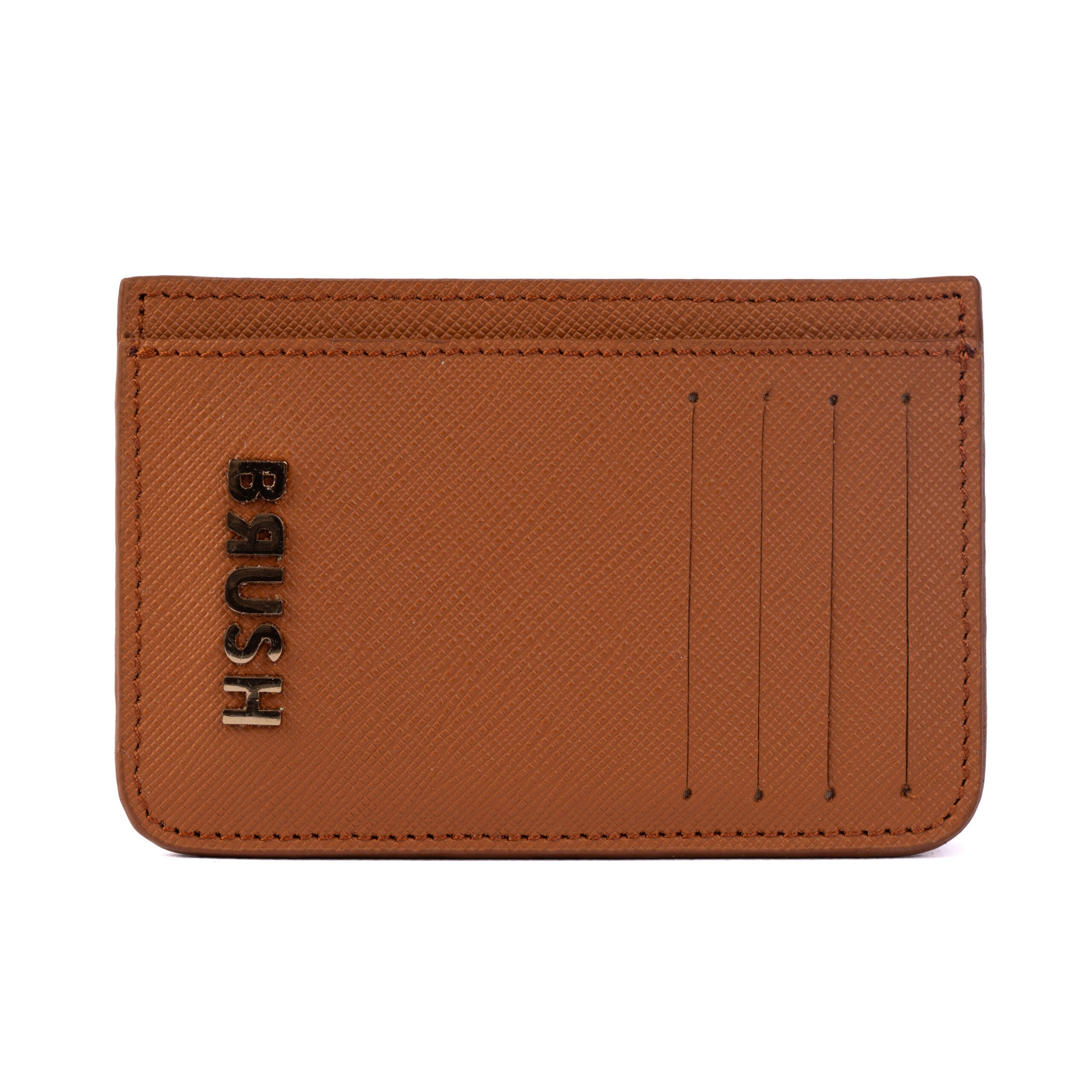 Cardholder 2 Brown In Gold