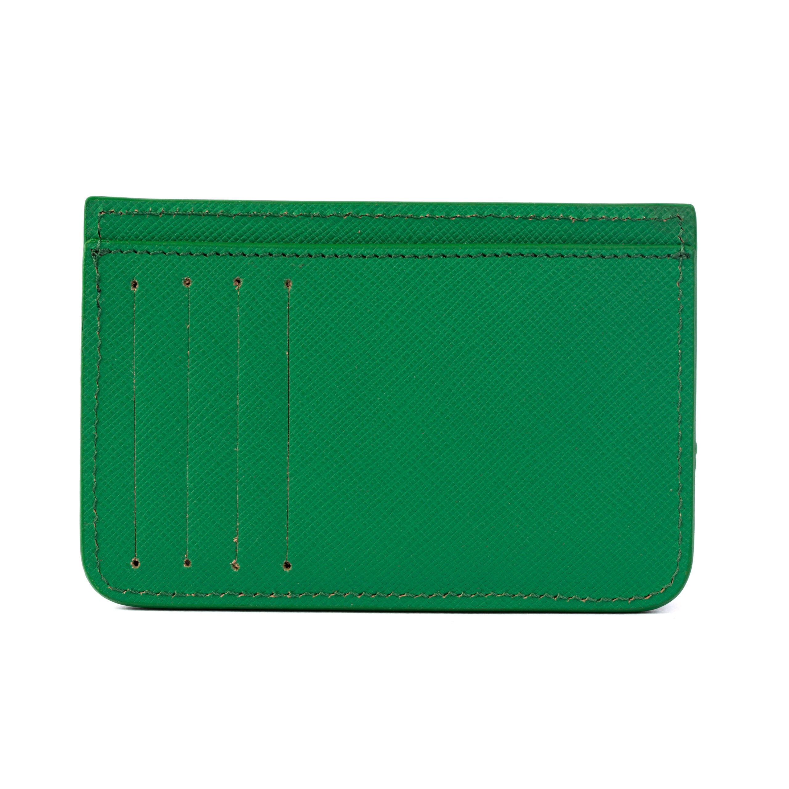 Cardholder 2 Green In Gold