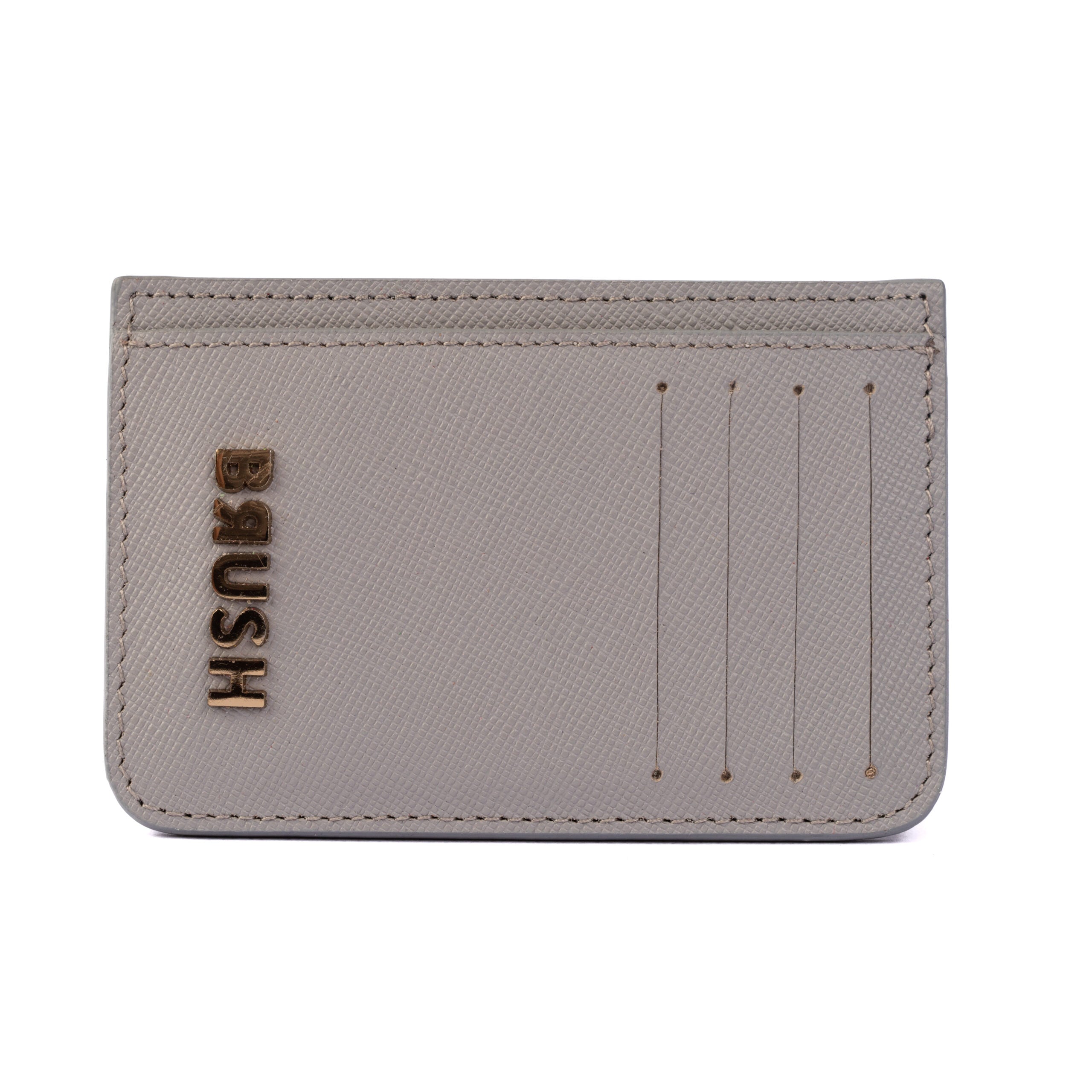 Cardholder 2 Grey In Gold