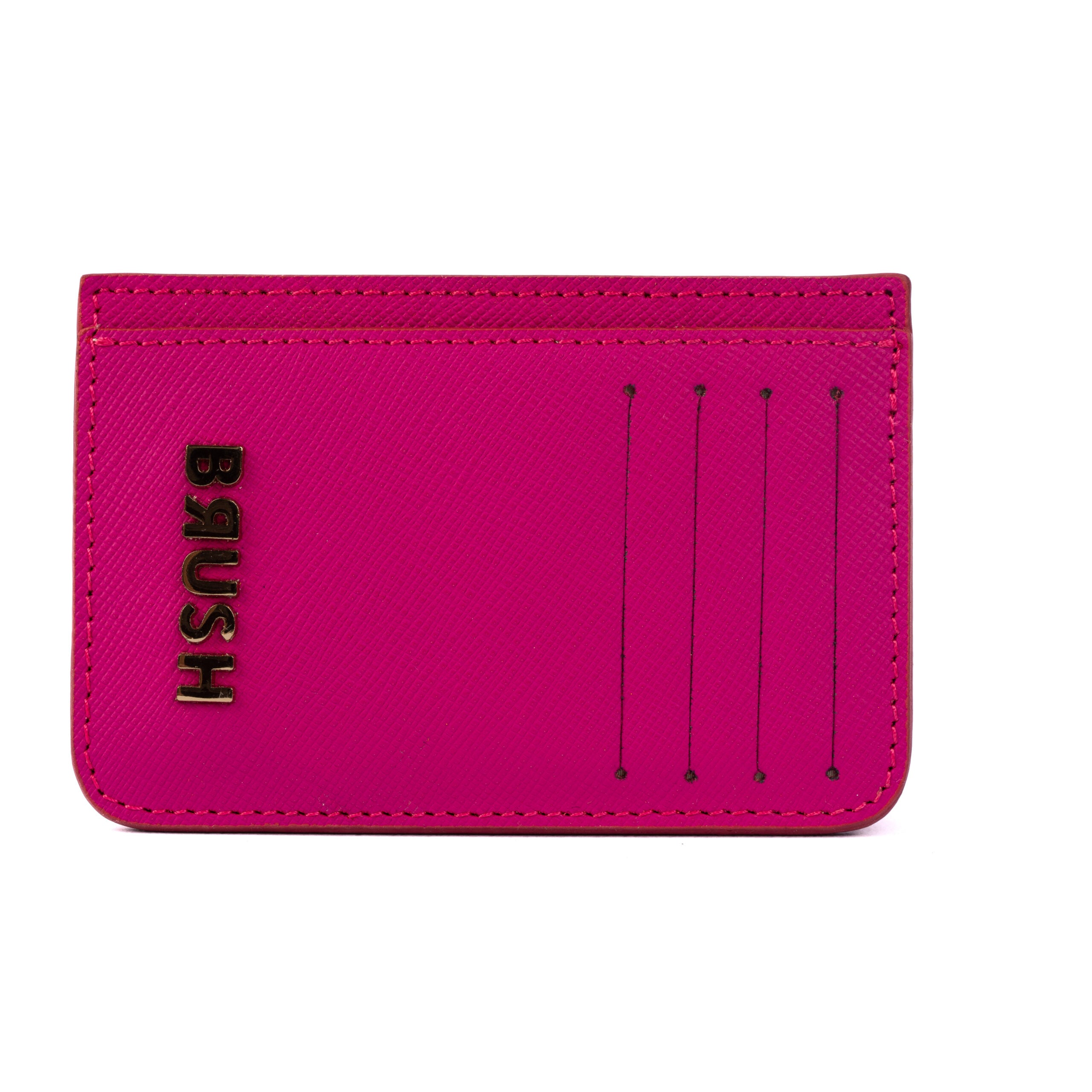 Cardholder 2 Pink In Gold