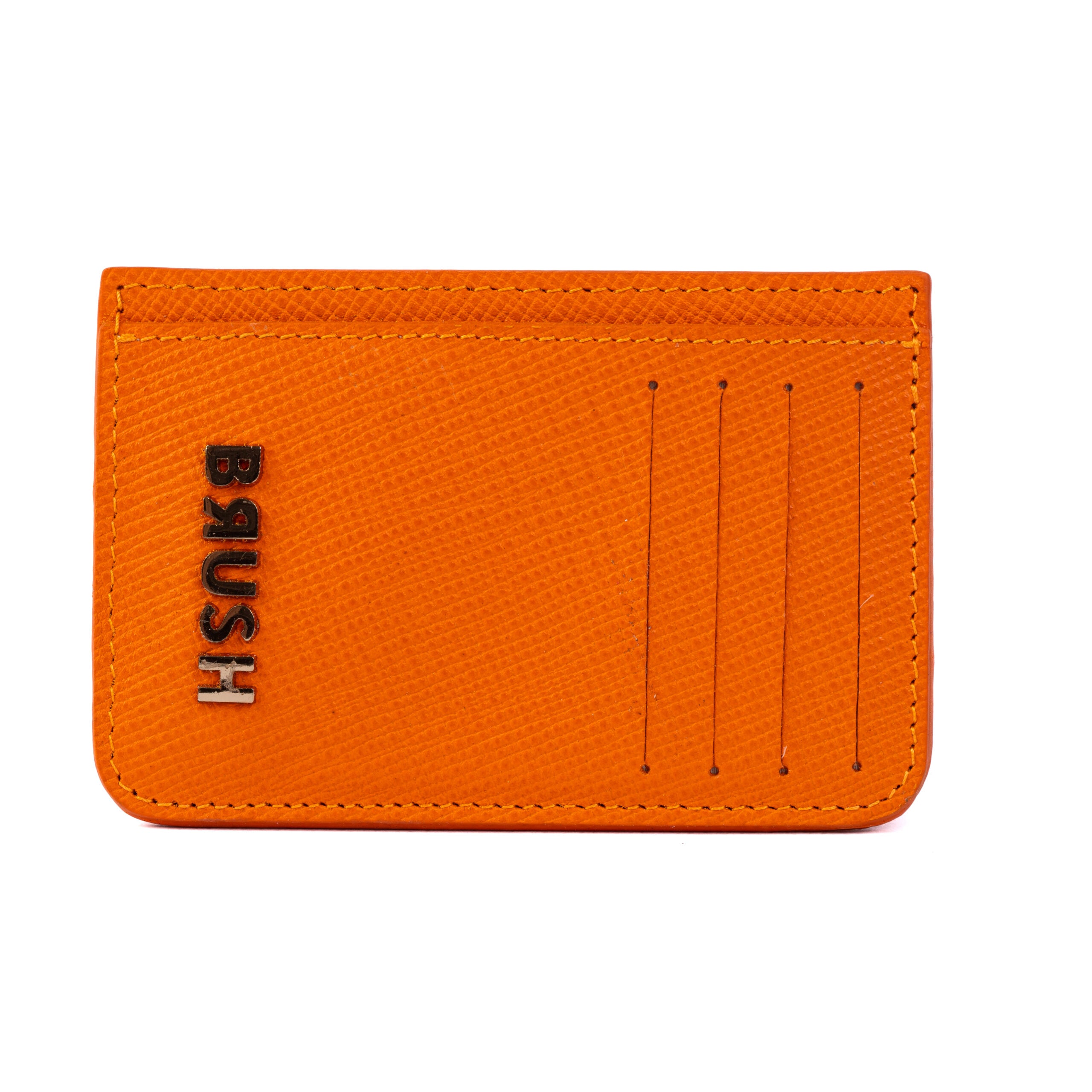 Cardholder 2 Orange In Gold