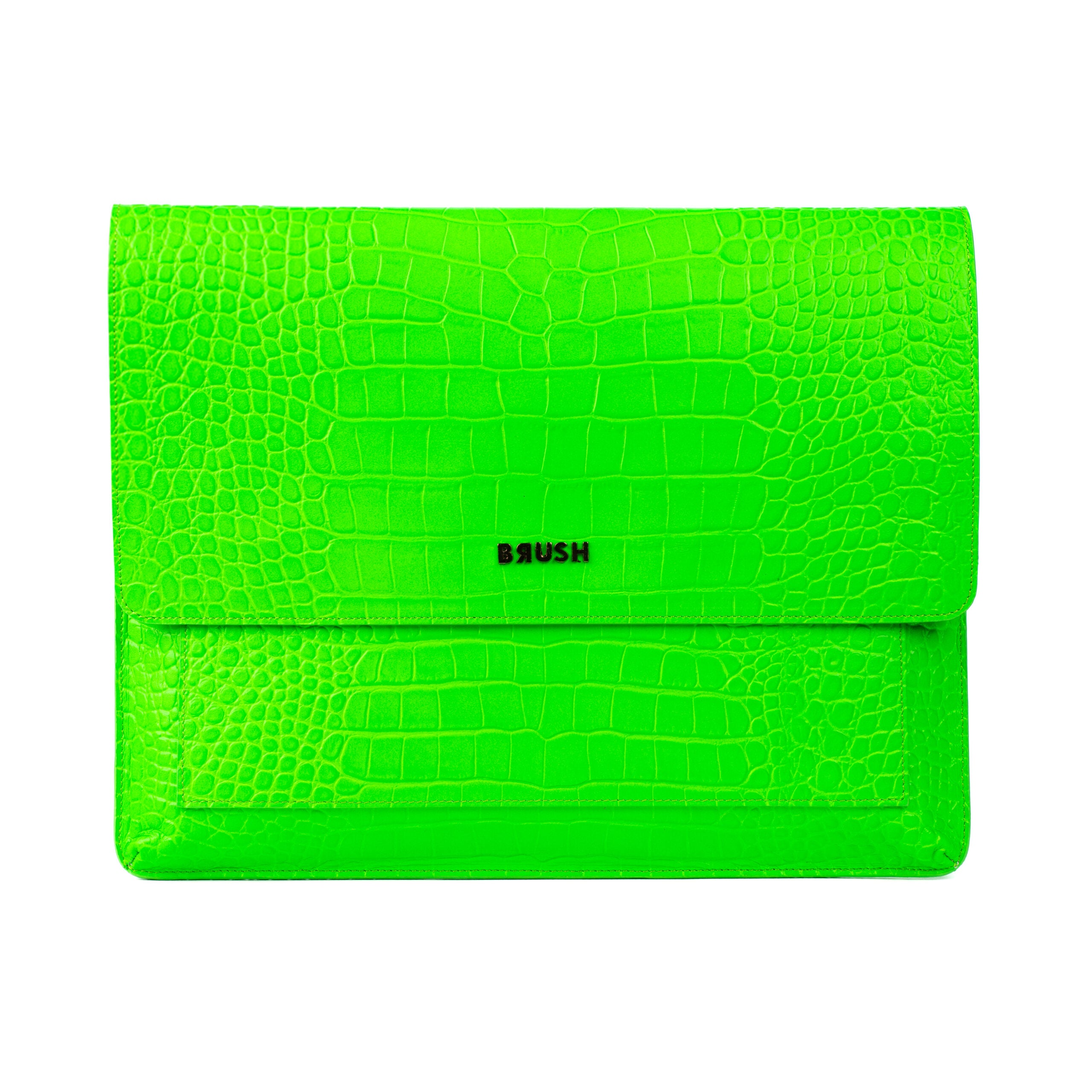 Sibs in Croc Neon Green