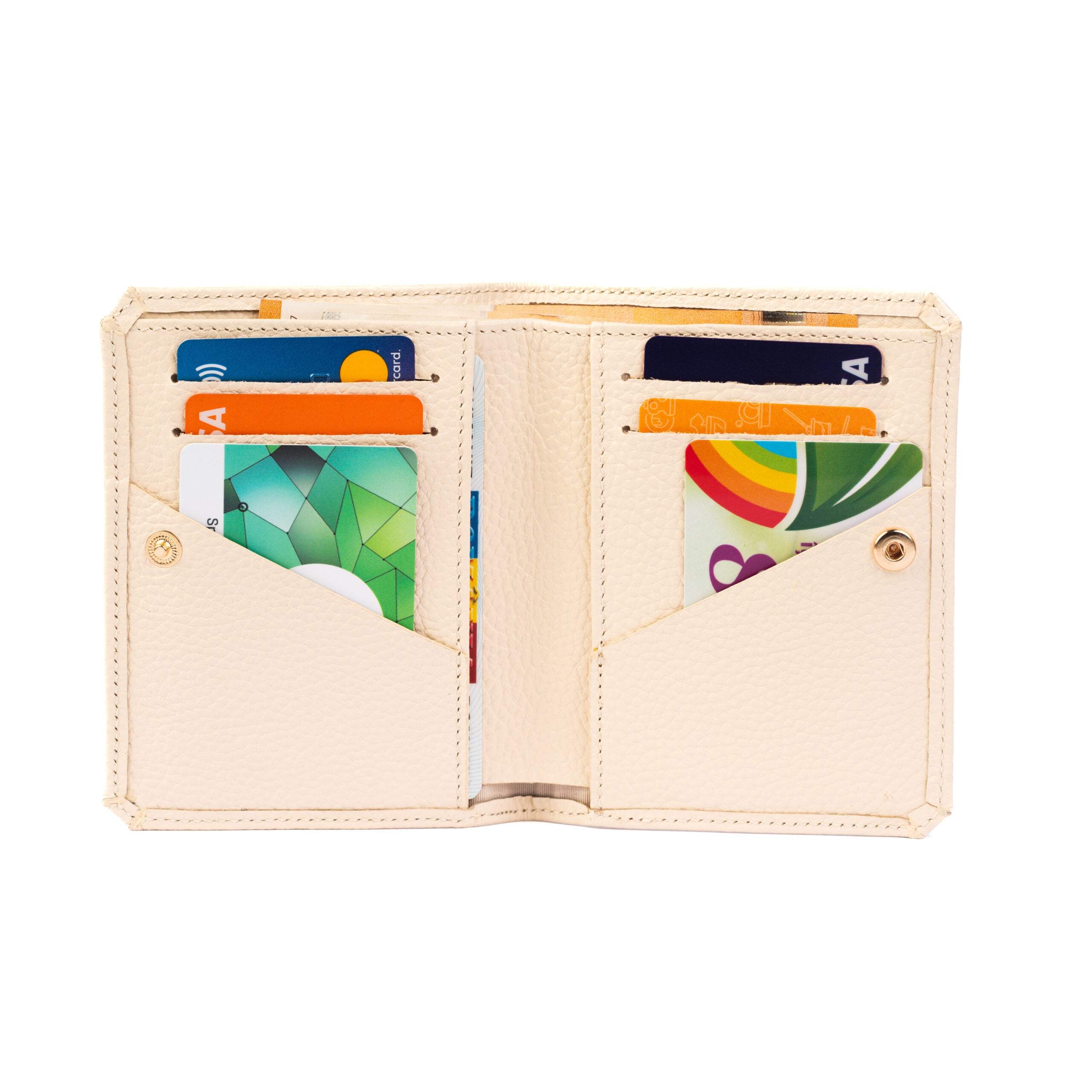 Wallet Beige In Gold