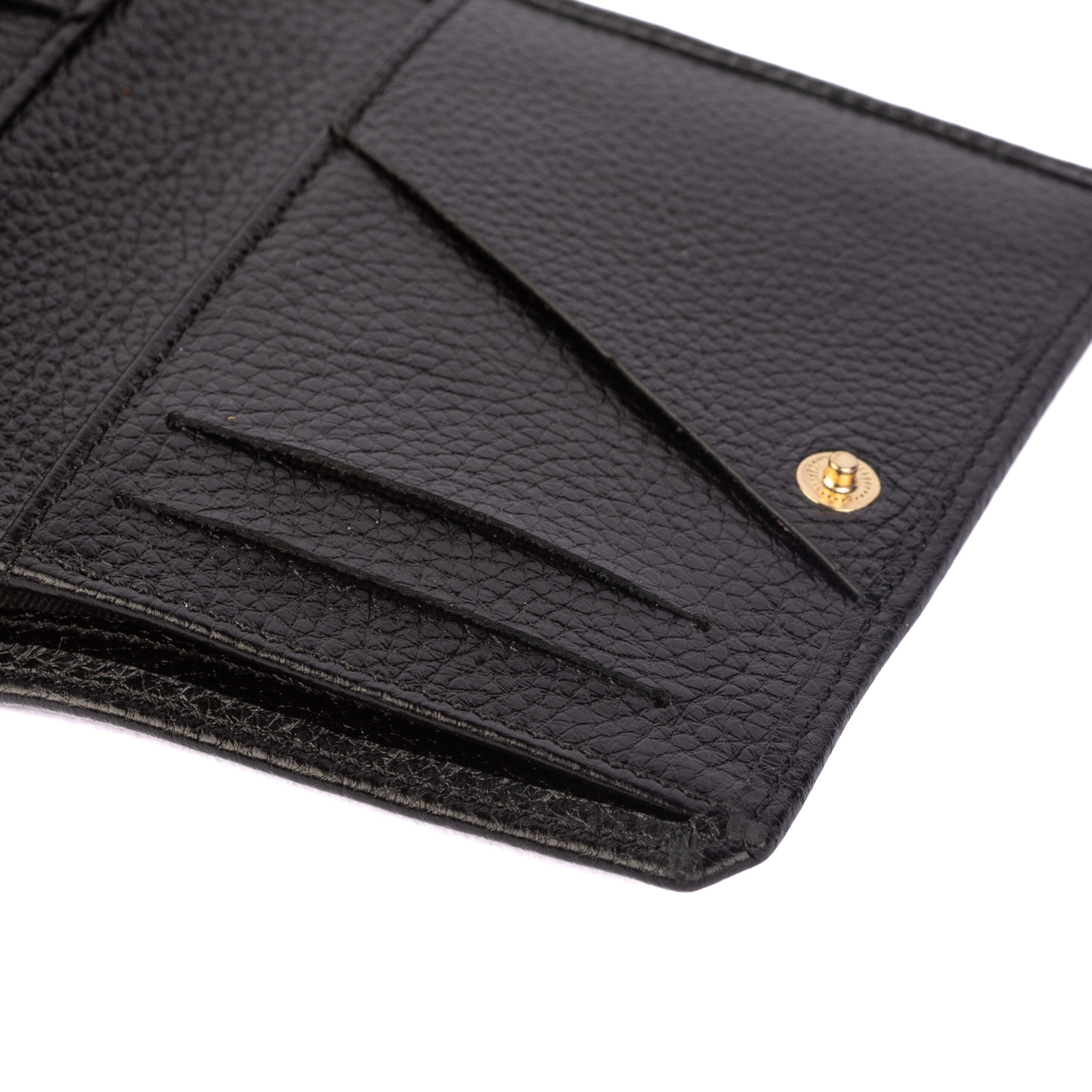 Wallet Black In Gold