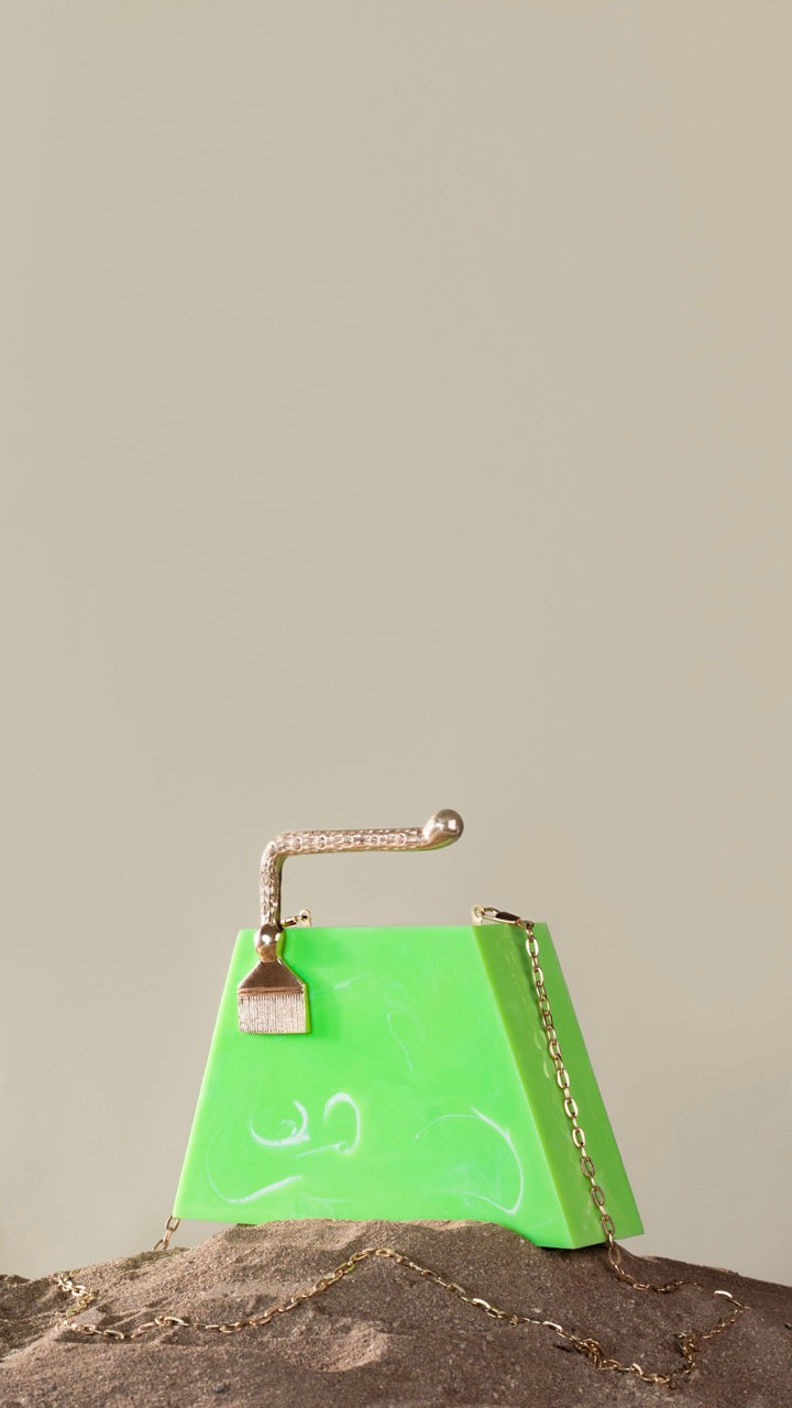 Neon Green Ghiza Bag