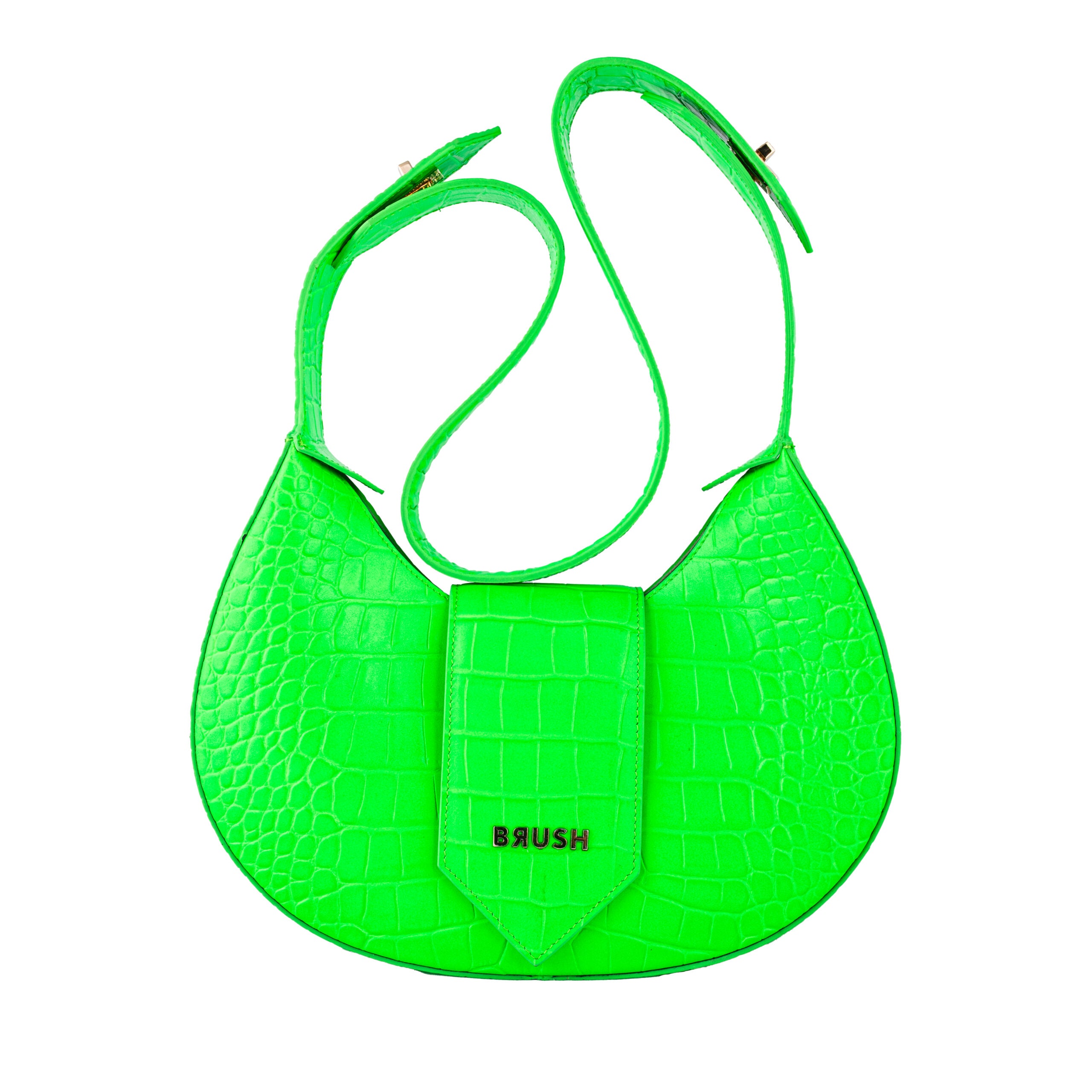 Neon Green Big Luna Bag