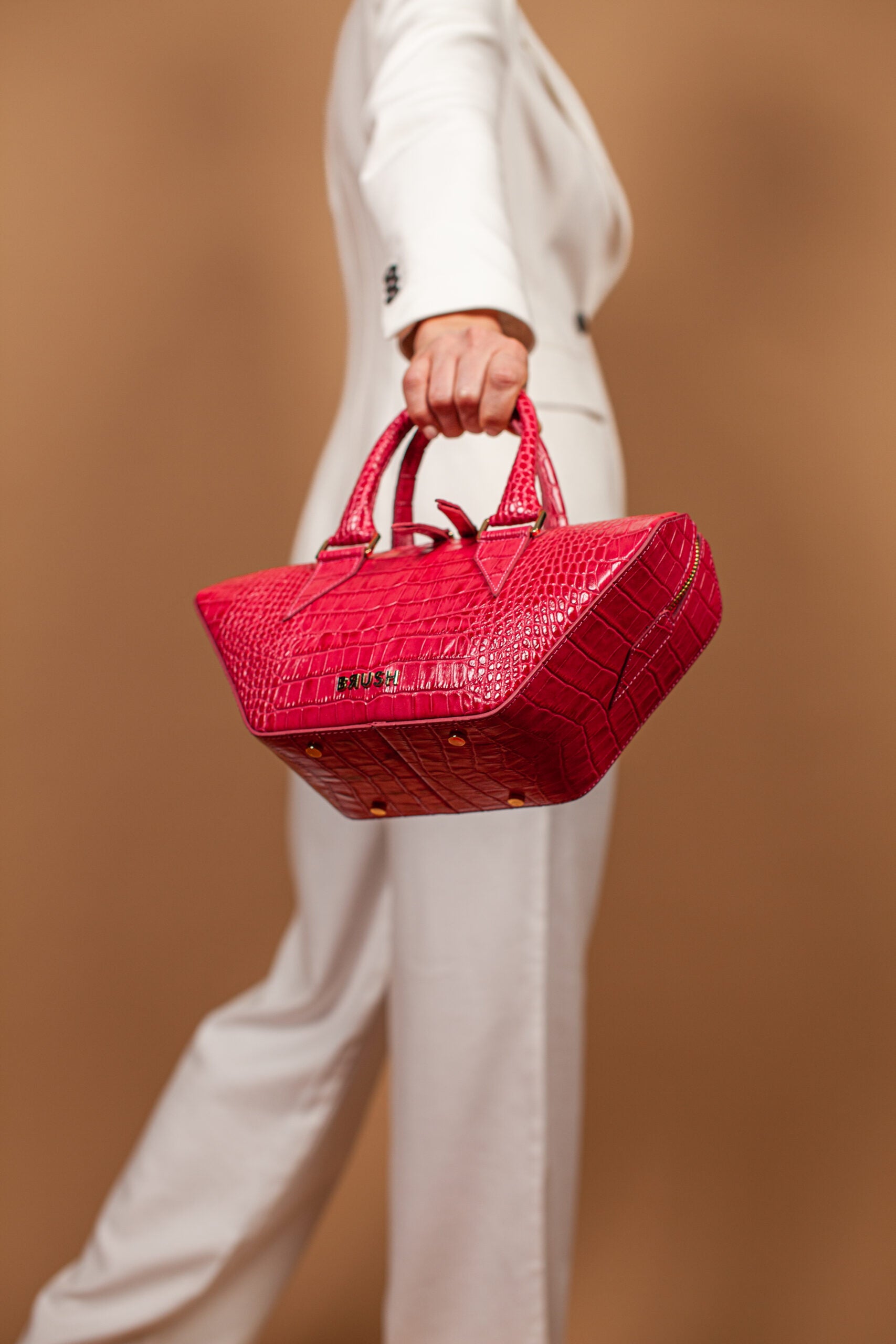 Croc Pink Boat Bag