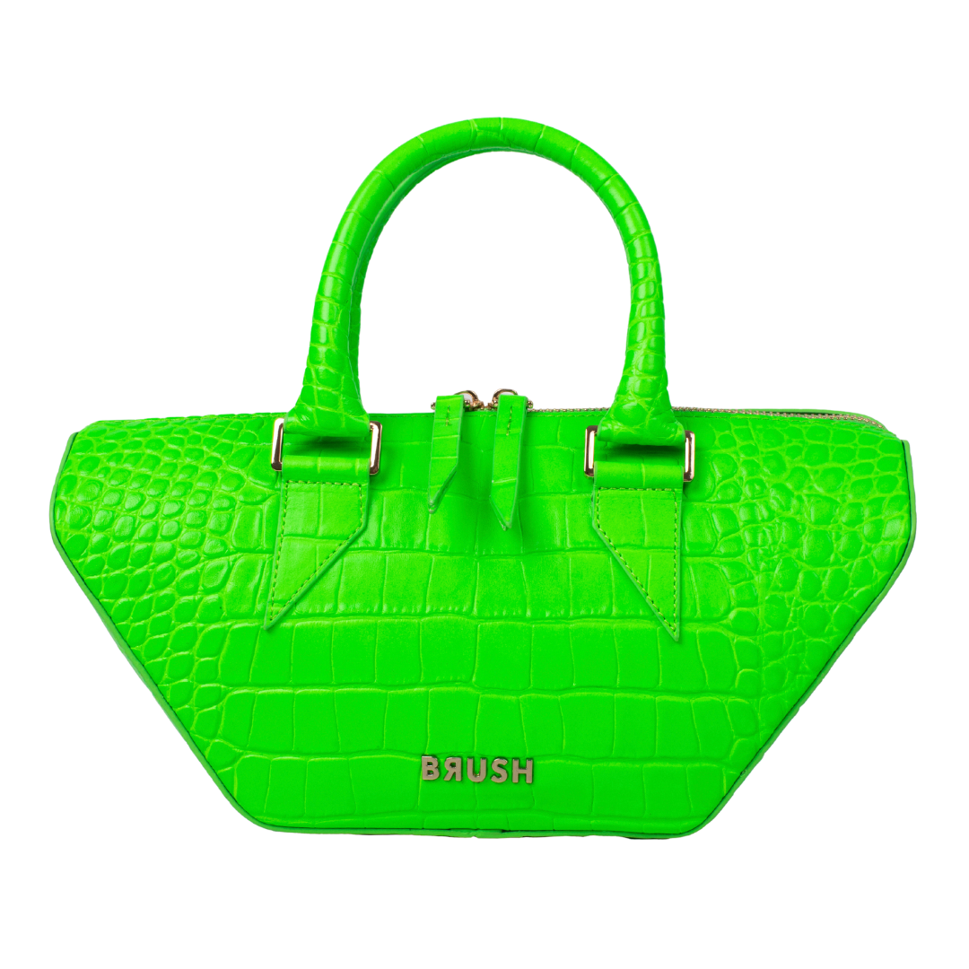 Croc Neon Green Boat Bag