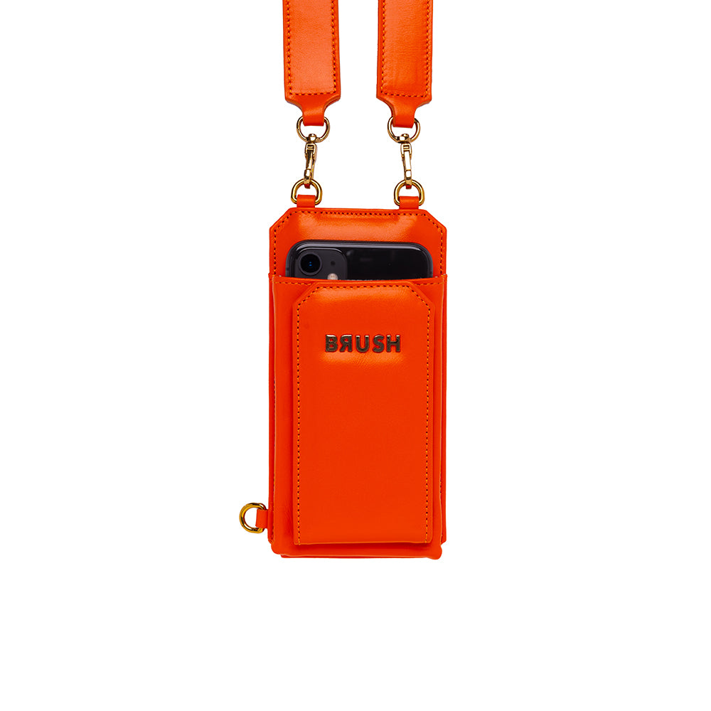 Geantă de telefon portocalie