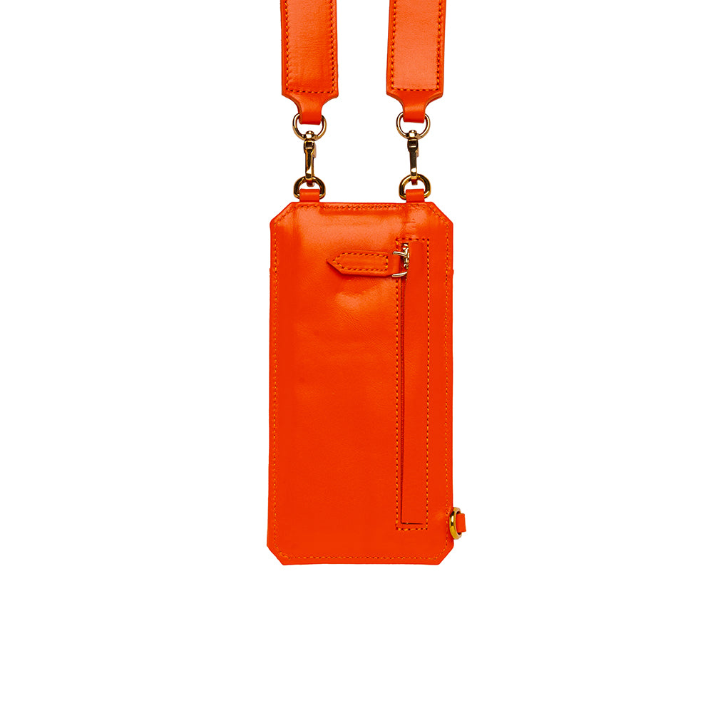 Geantă de telefon portocalie