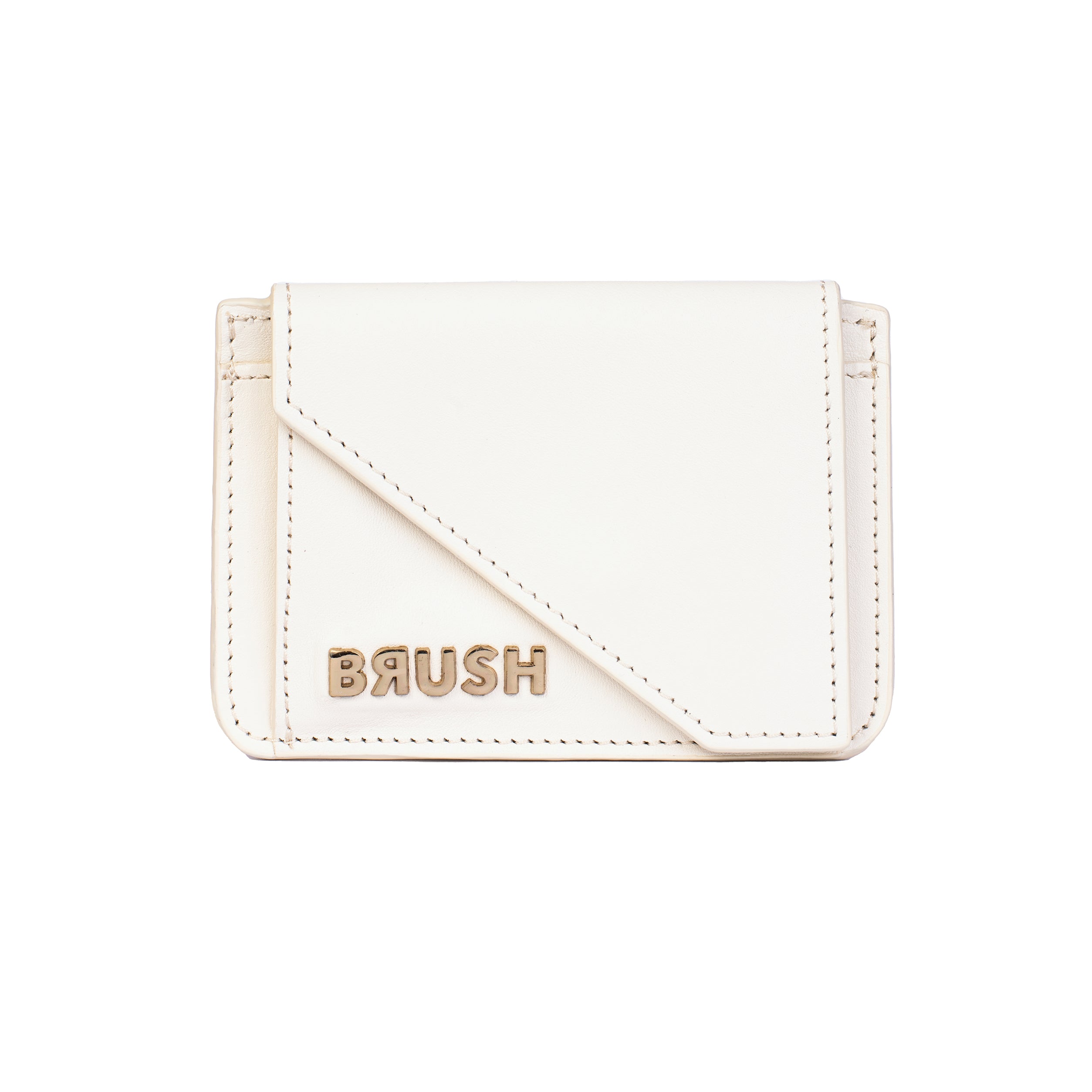 Cardholder 1 Cream In Gold