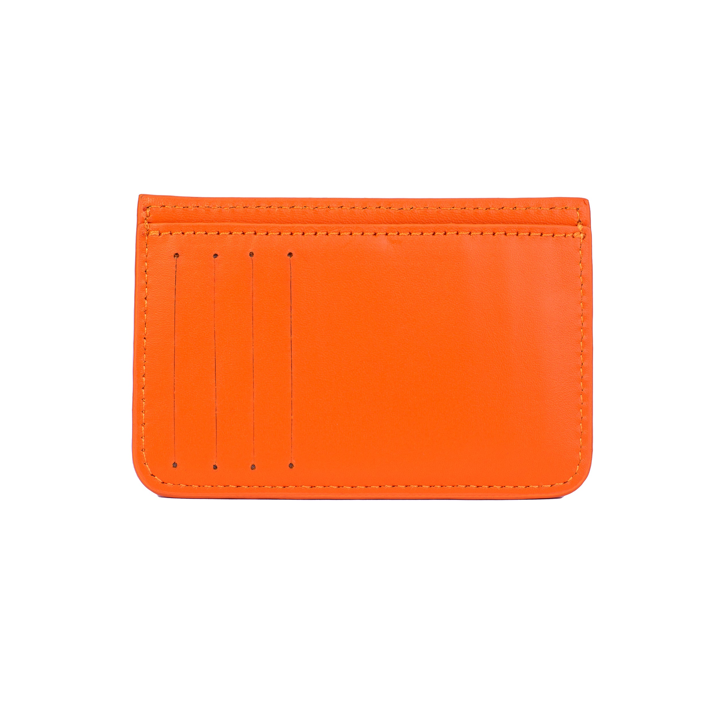 Cardholder 2 Orange In Gold
