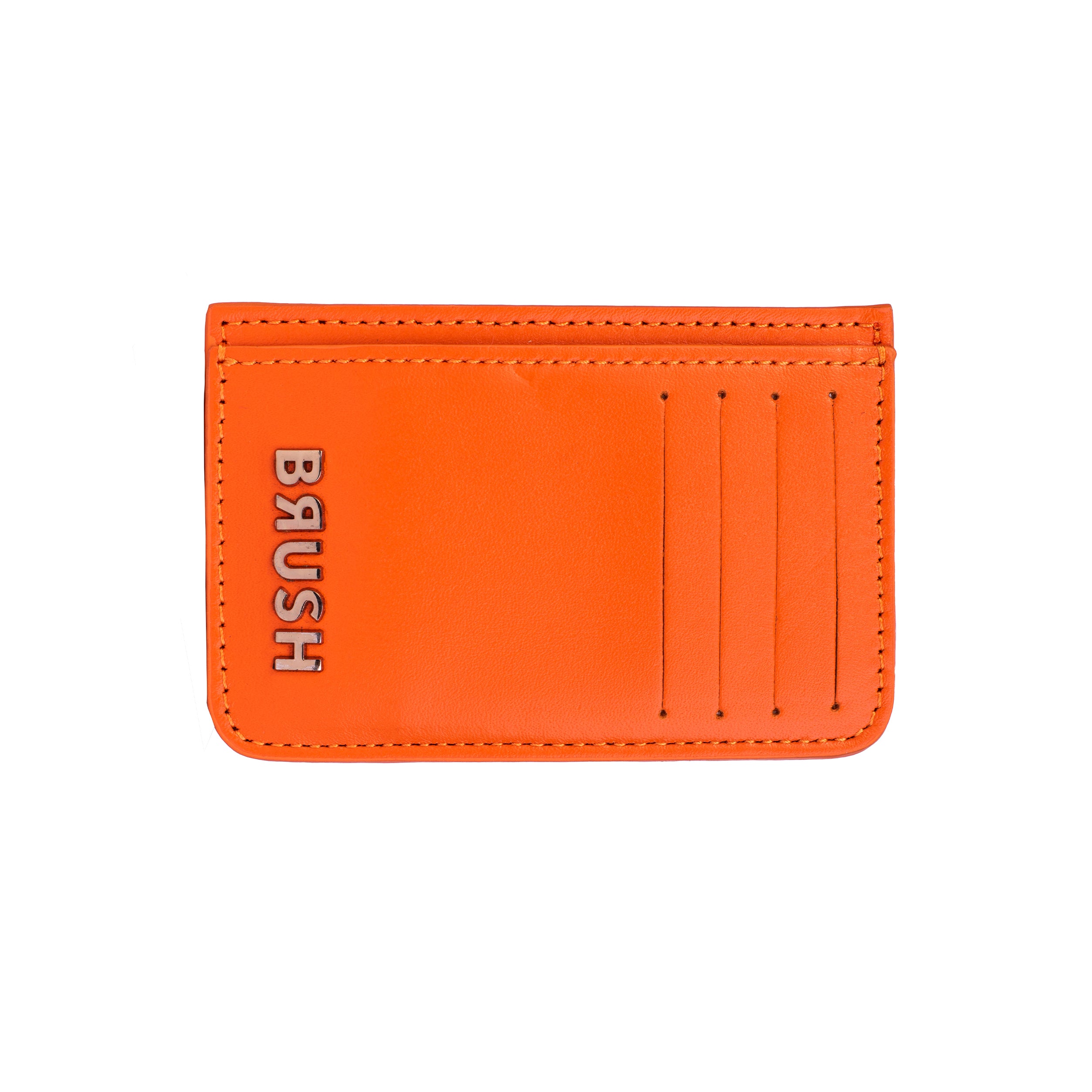 Cardholder 2 Orange In Gold