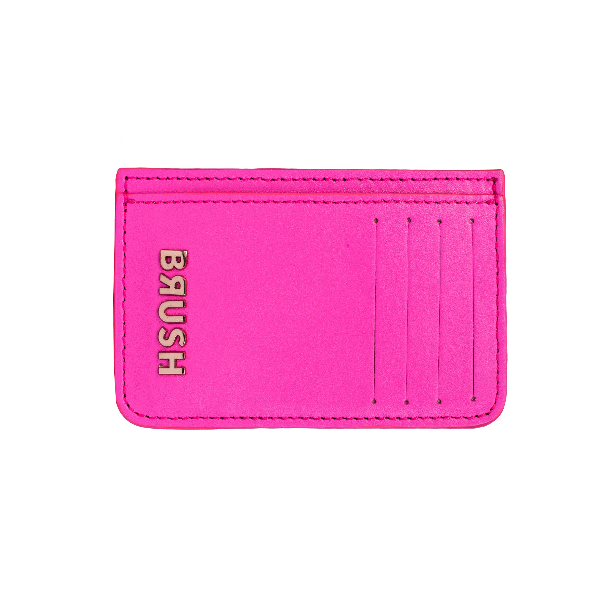Cardholder 2 Pink In Gold