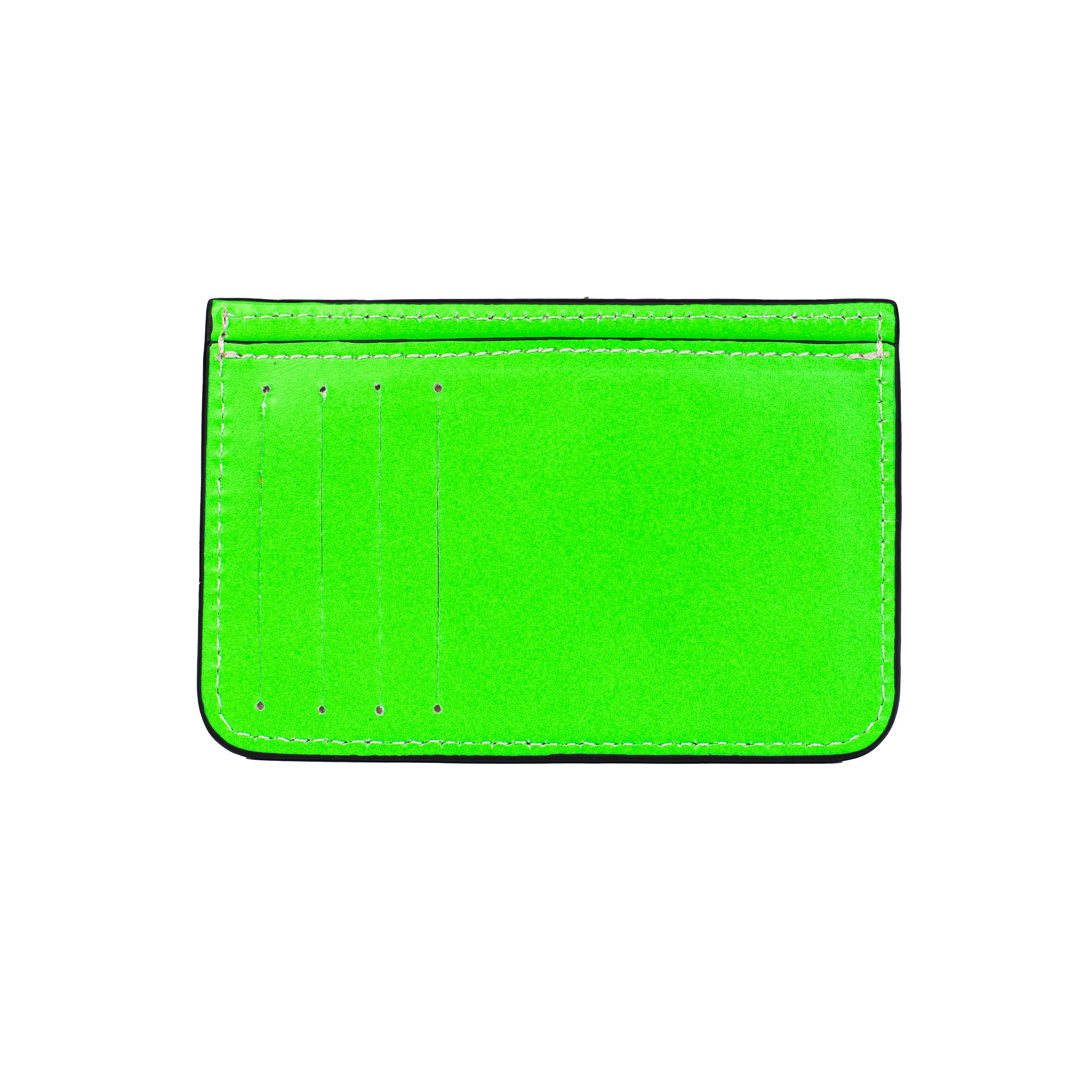 Cardholder 2 Neon Green In Gold