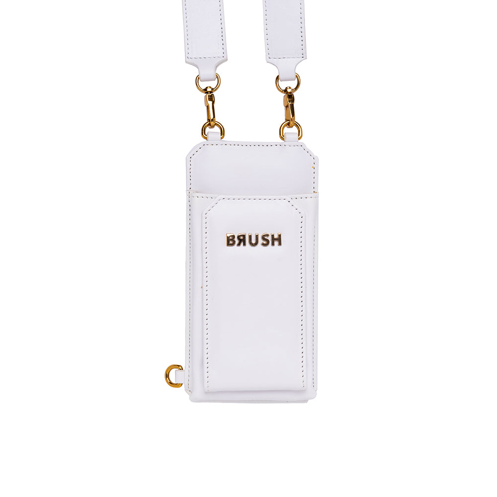 Geantă de telefon albă