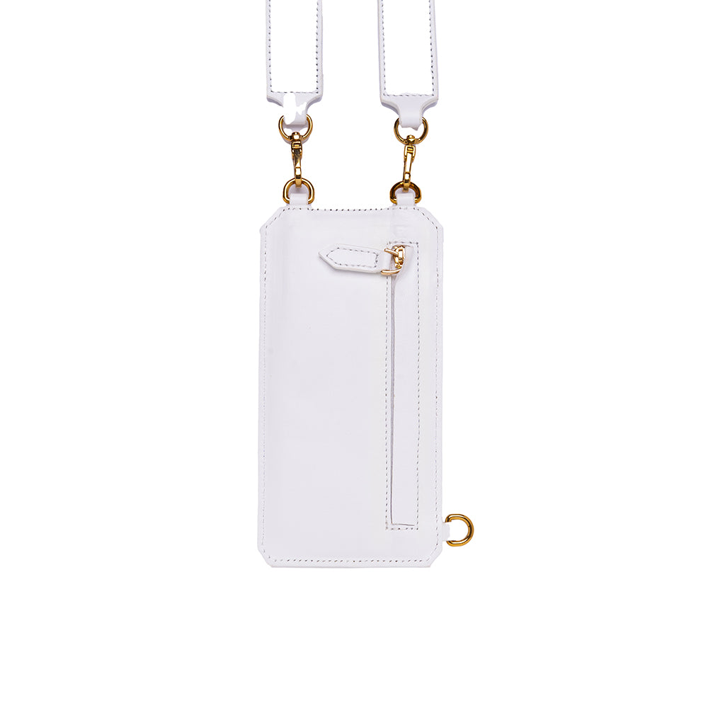 Geantă de telefon albă