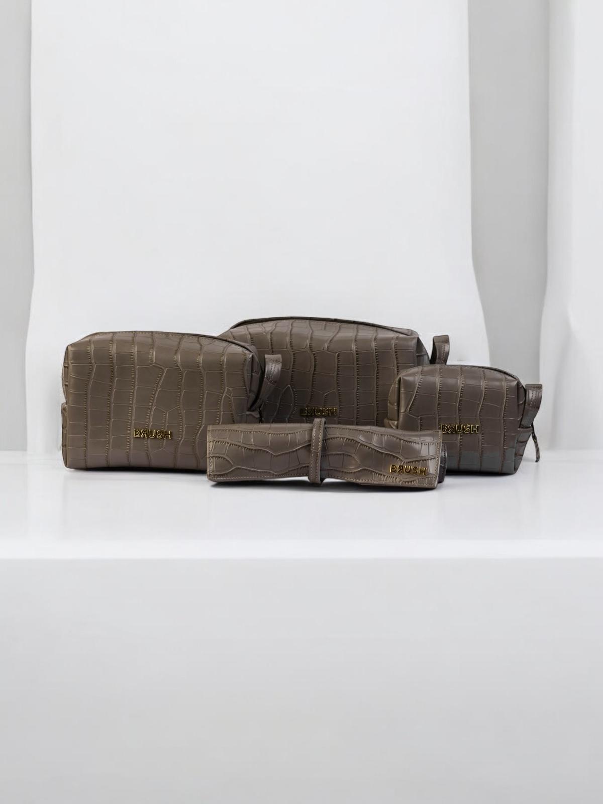 Crock Gray Travel Pouch