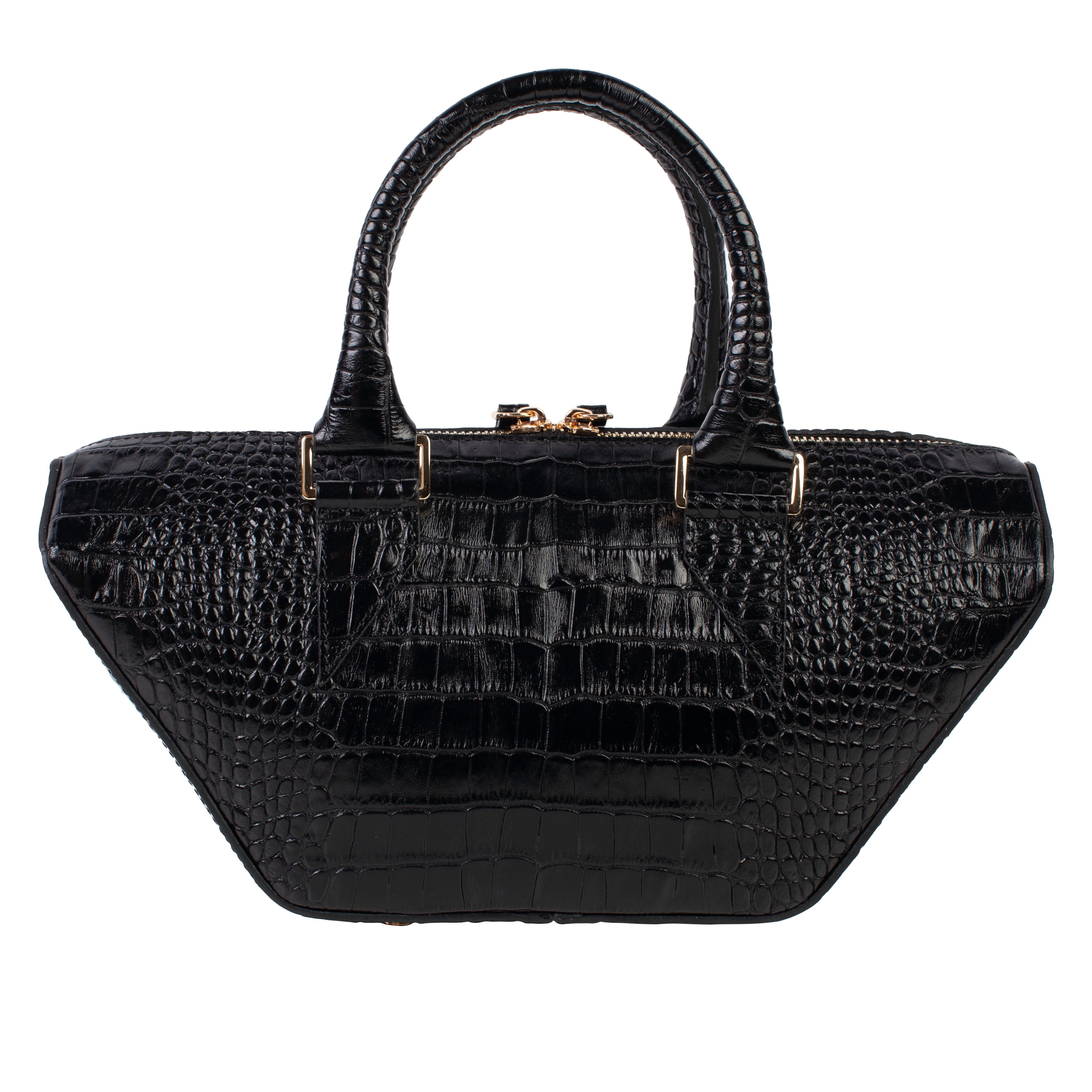 Croc Black Boat Bag