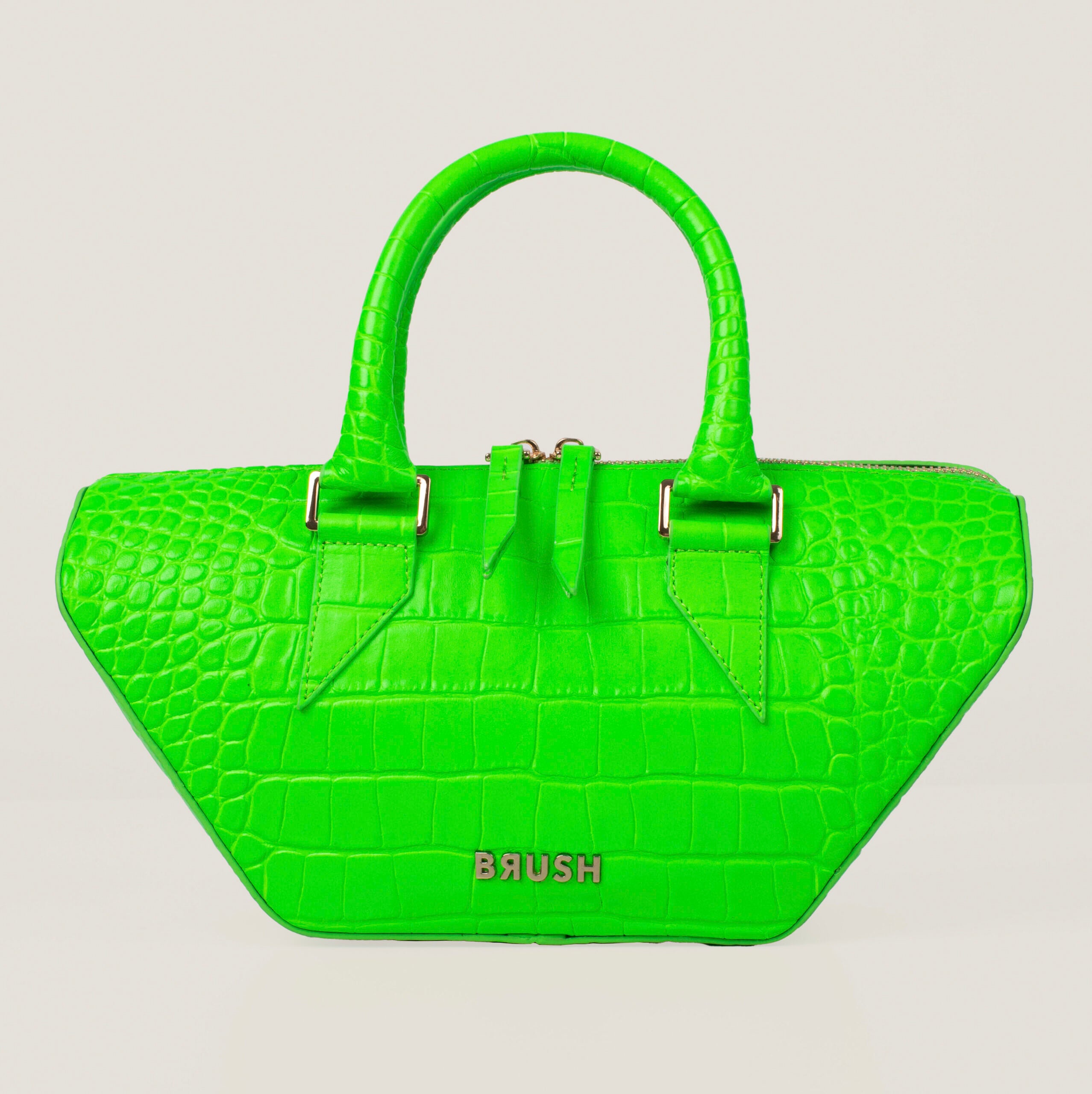 Croc Neon Green Boat Bag
