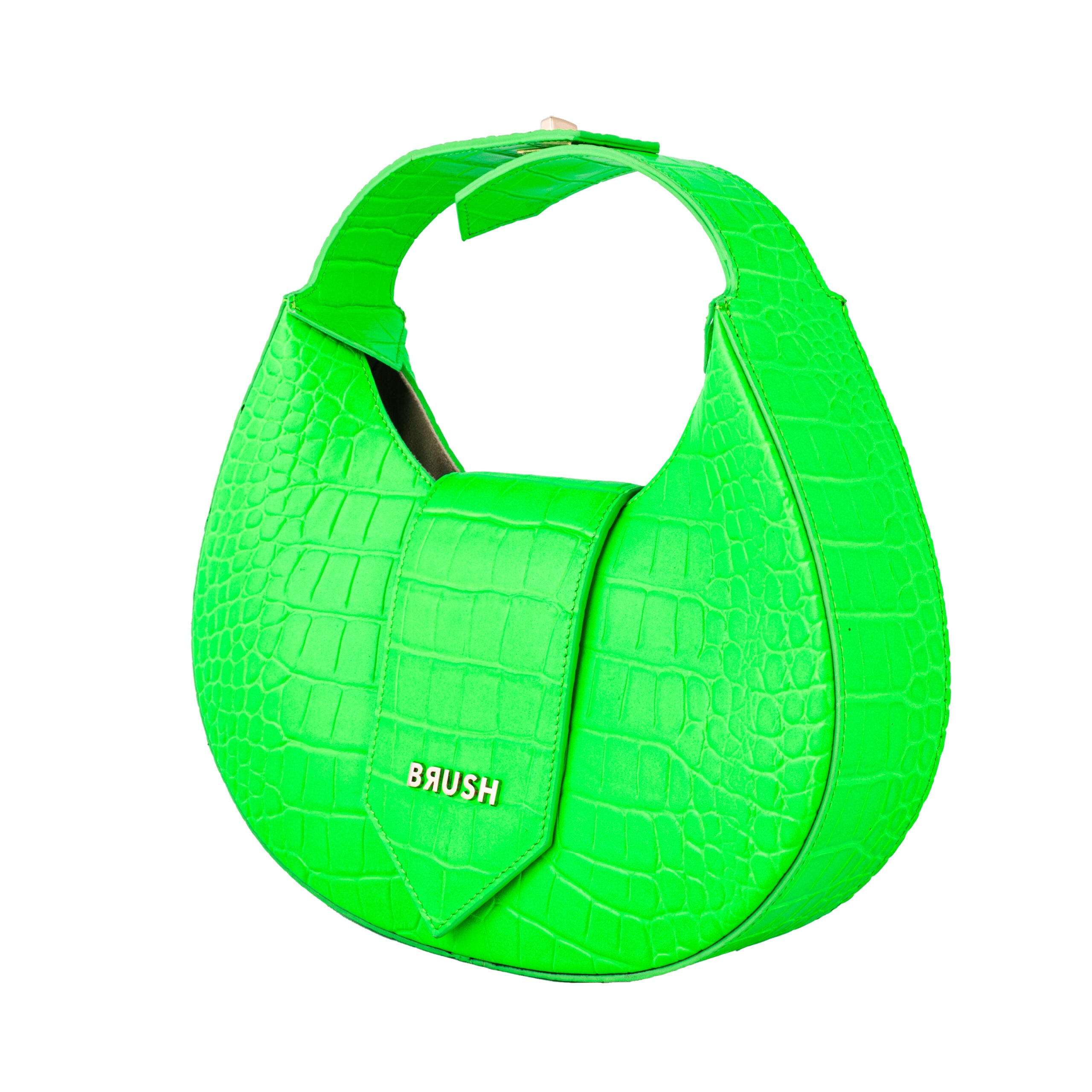 Neon Green Big Luna Bag