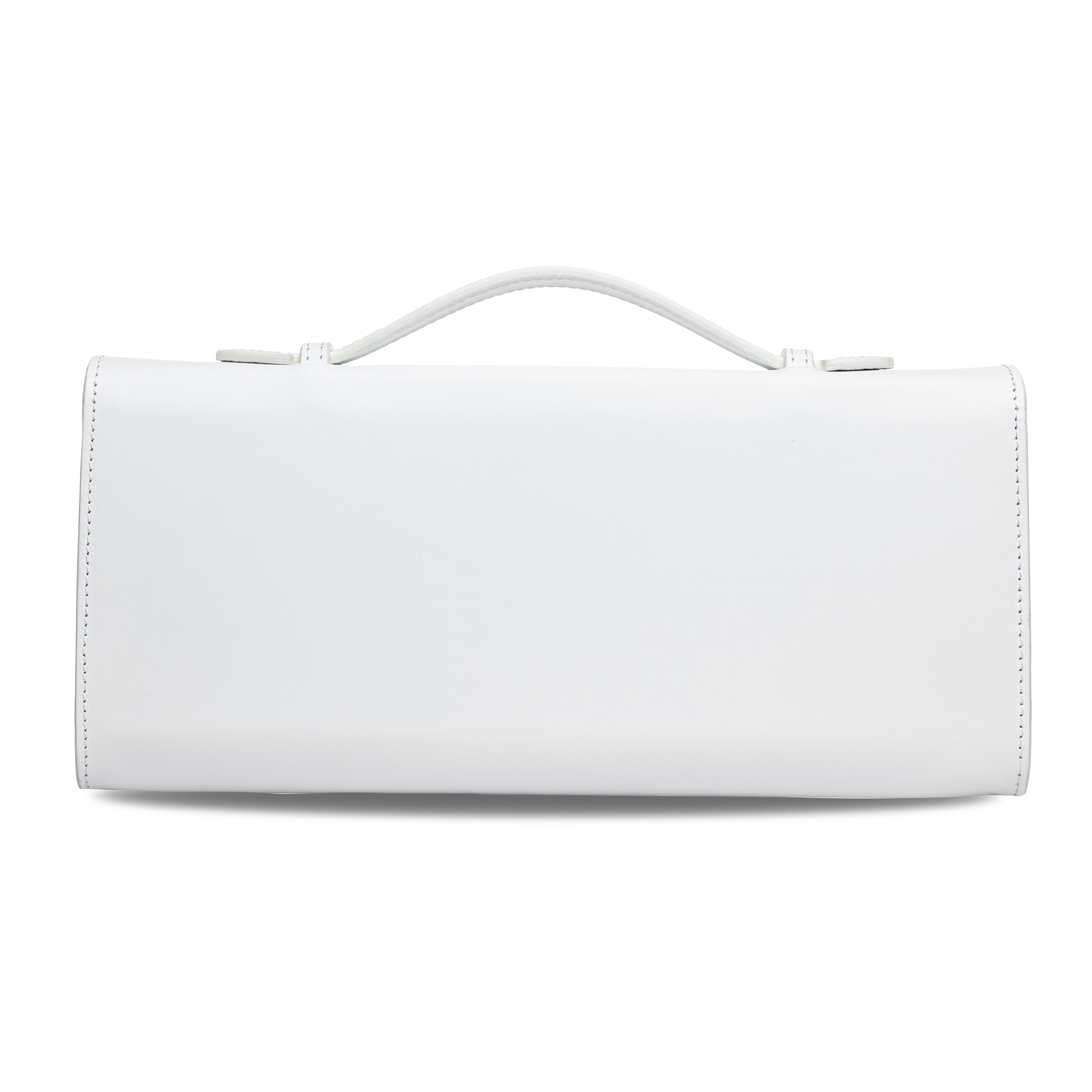 Melt Clutch Bag in White