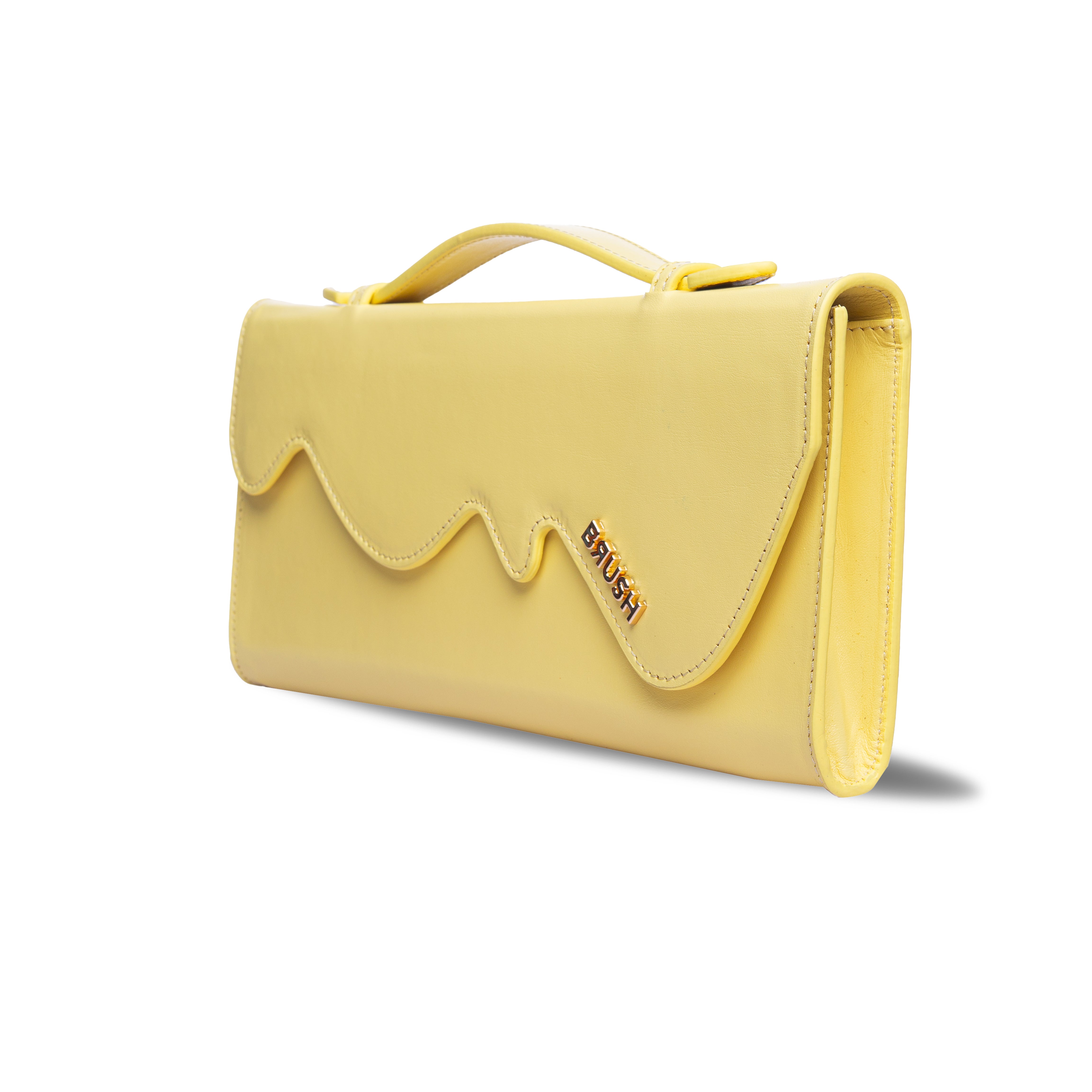 Melt Clutch Bag in Limon