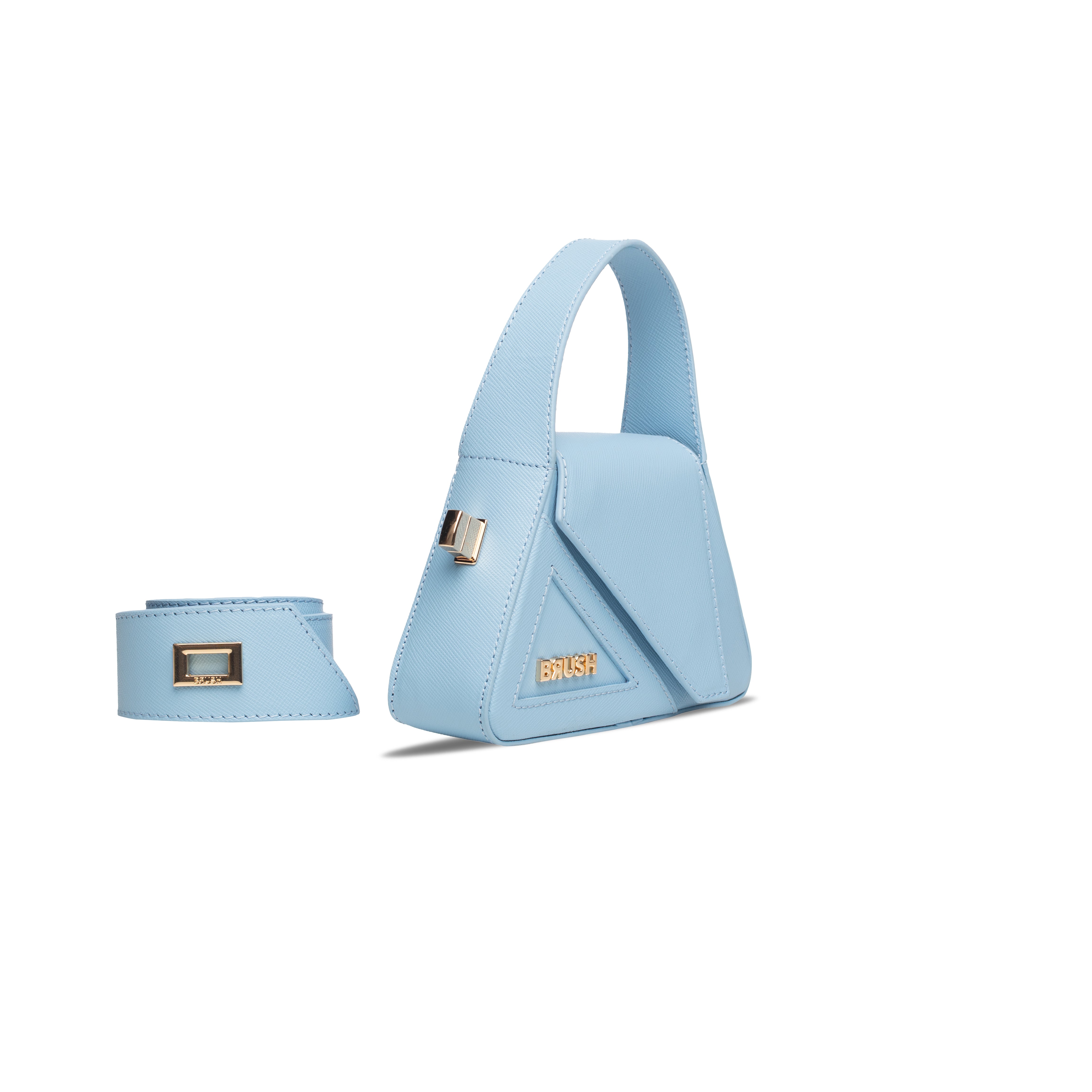 Light Blue Micro Ruler Bag