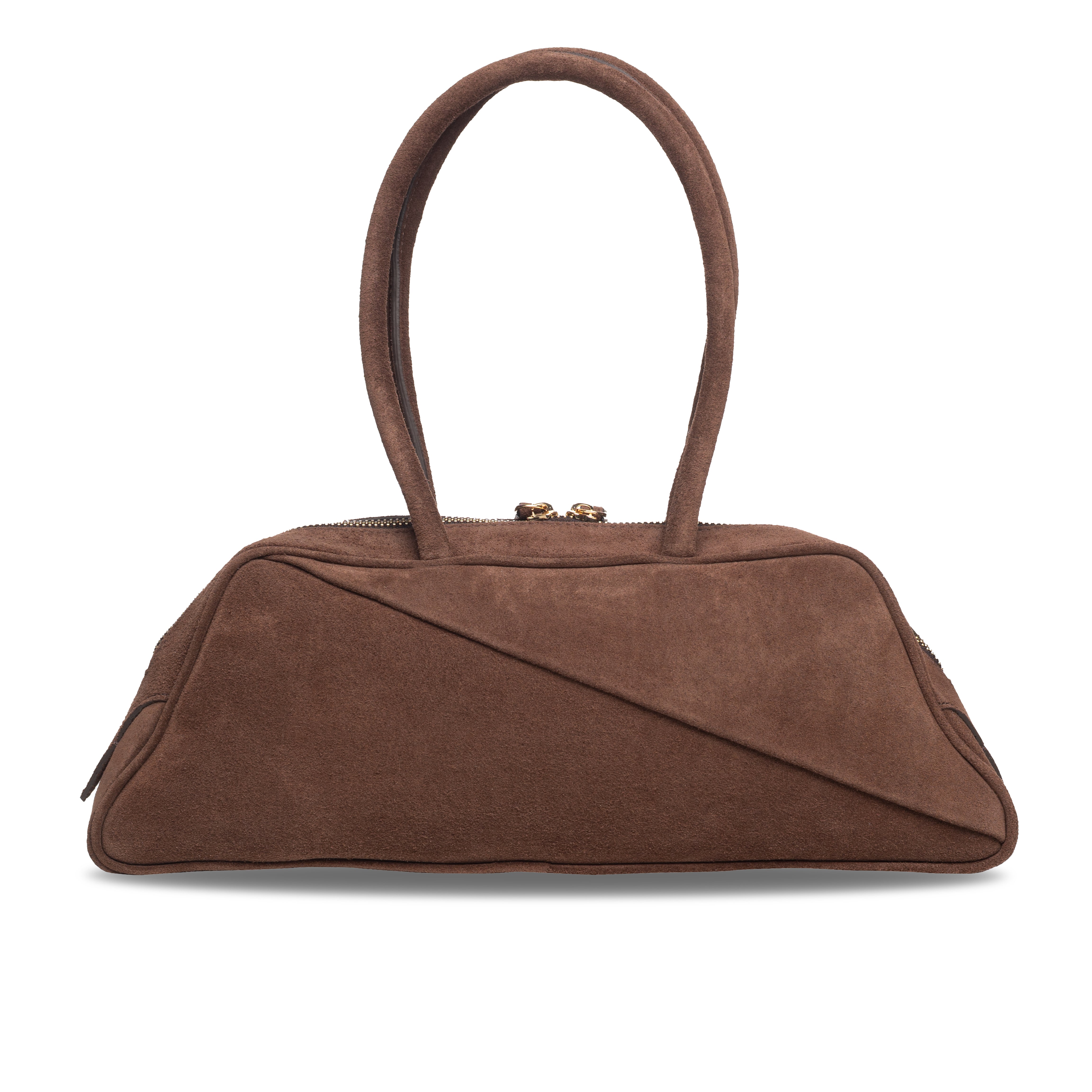 Palette Bag in Brown Suede