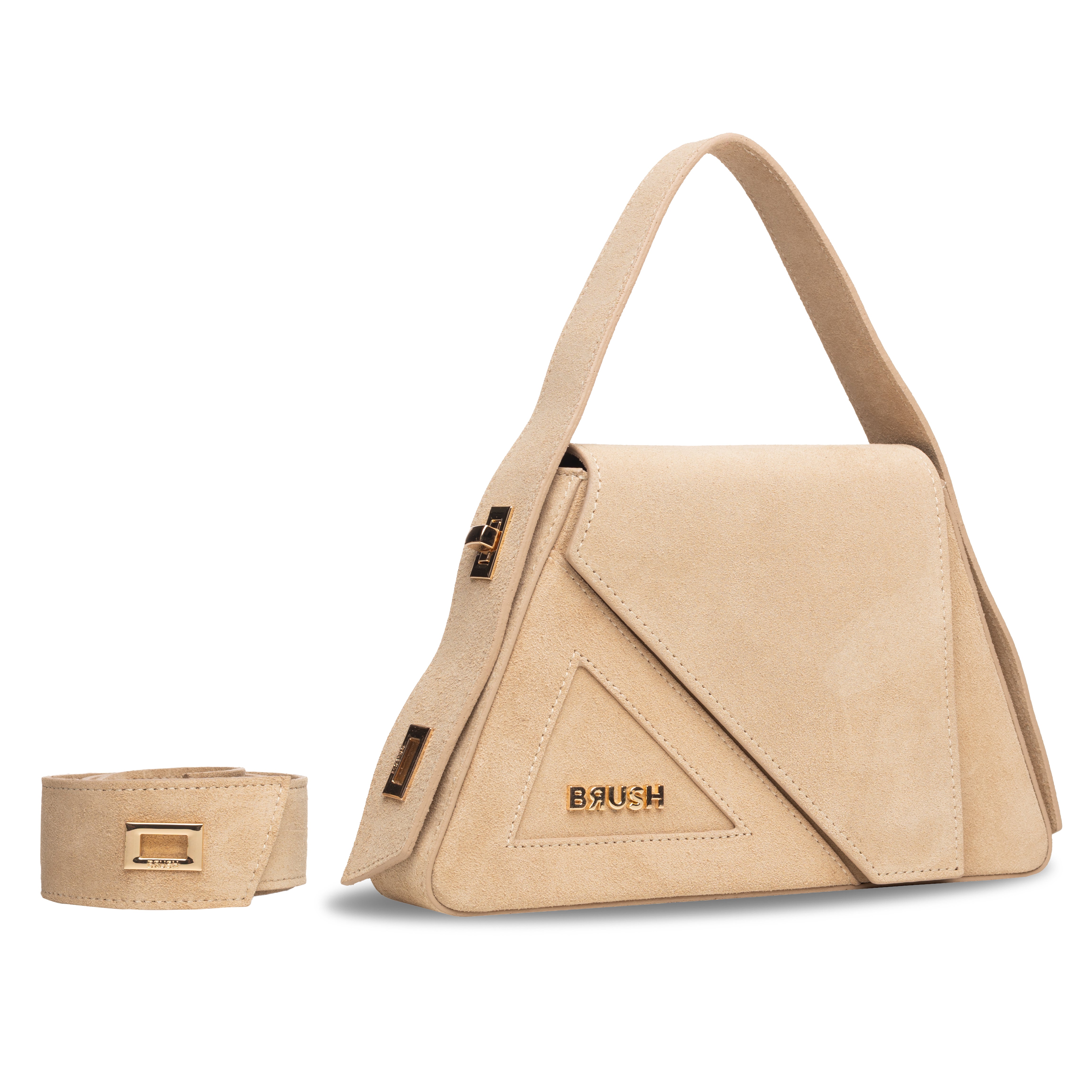 Petibore Suede Baby Ruler Bag