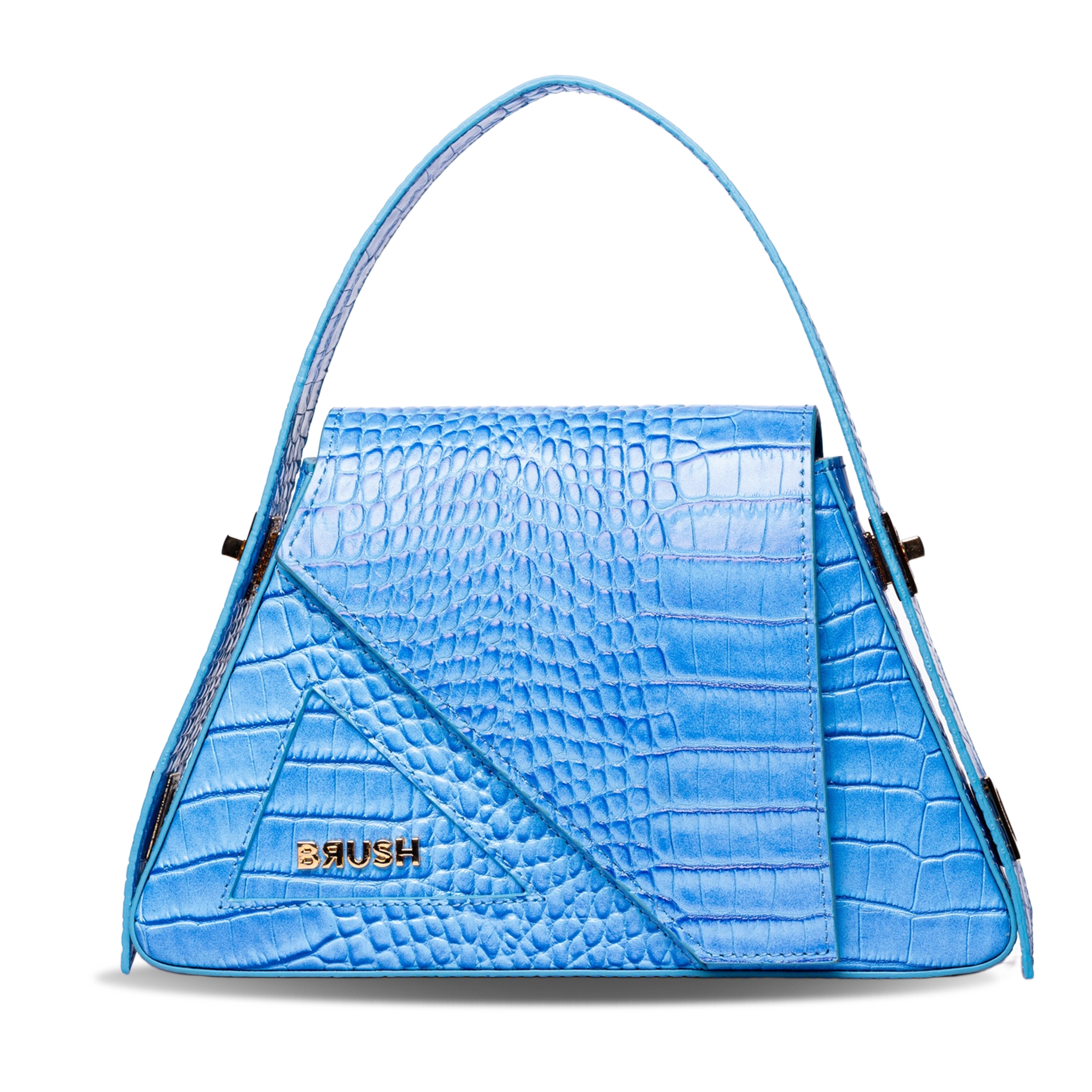 Crock Baby Blue Ruler Bag