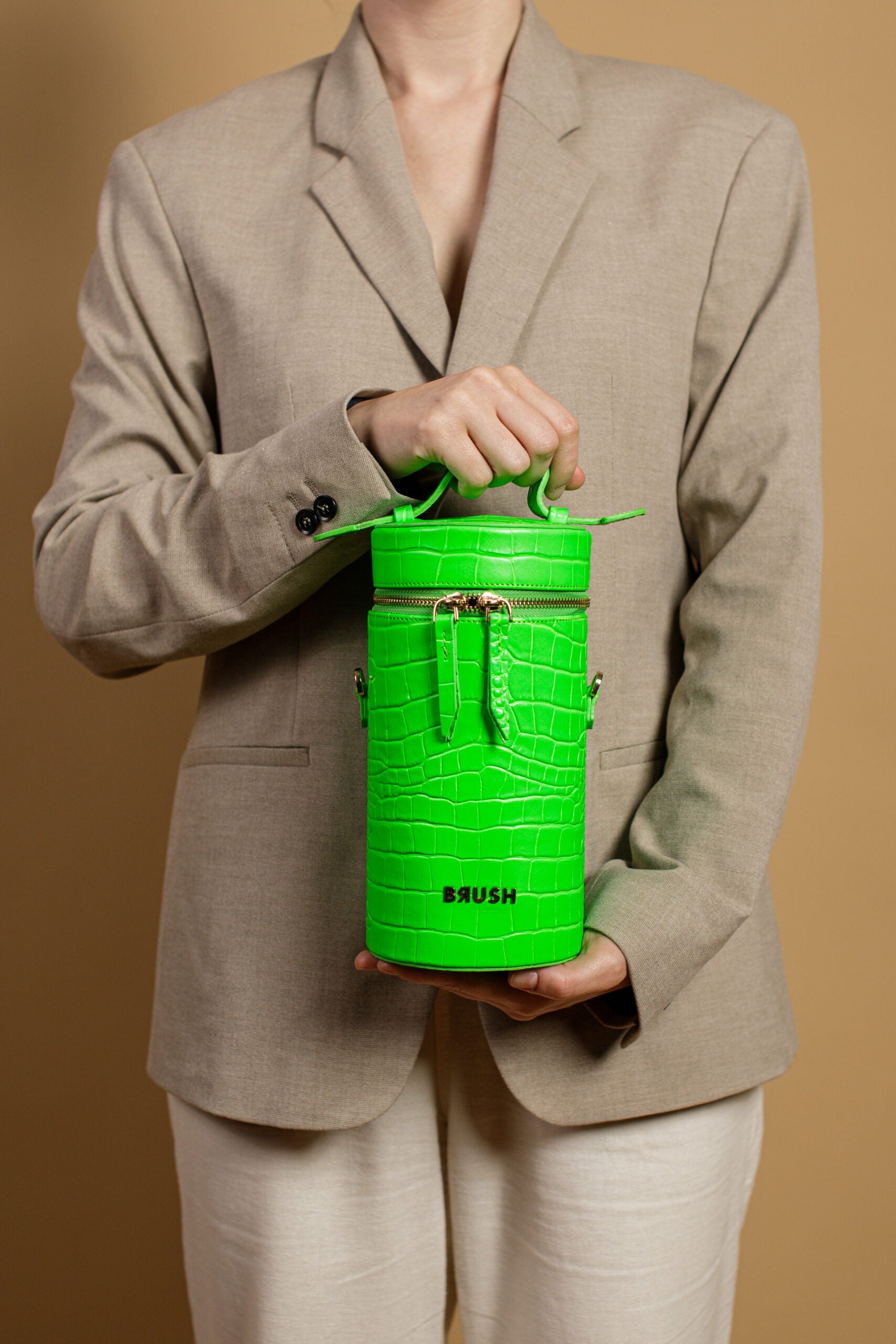Croc Neon Green Tequila Bag