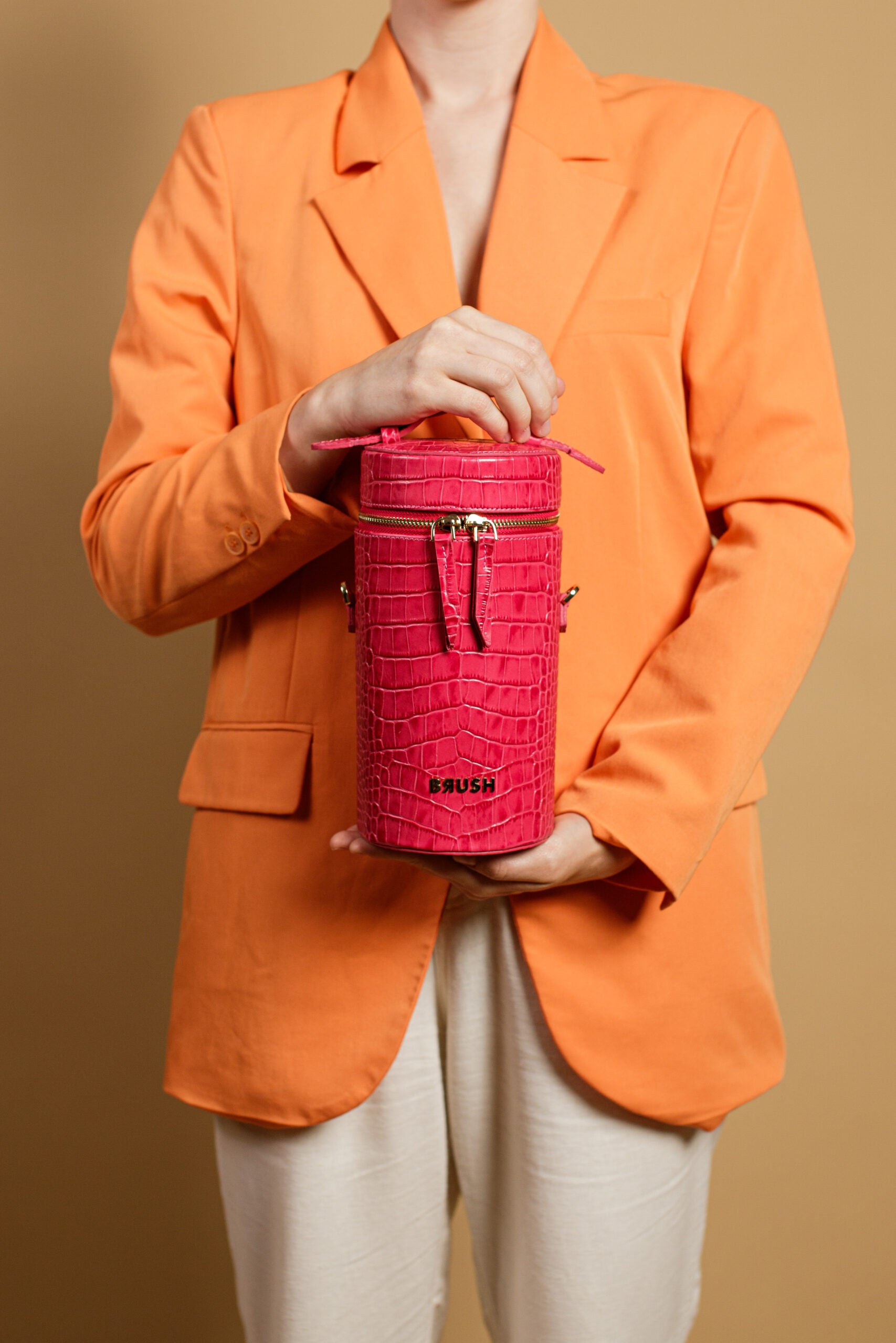 Croc Pink Tequila Bag