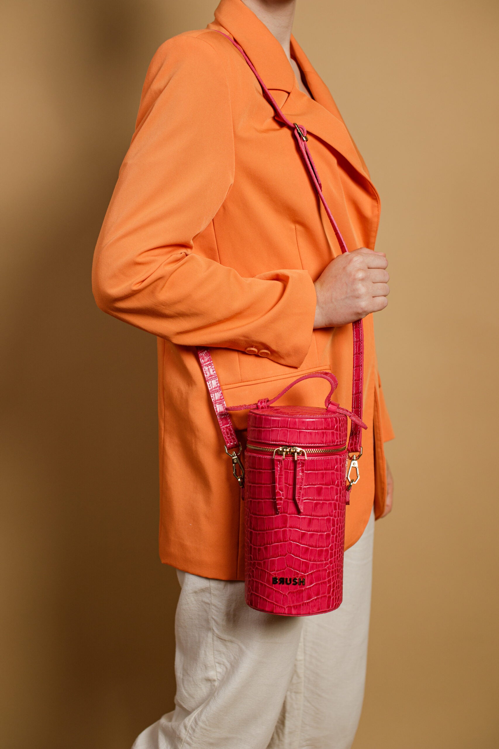 Croc Pink Tequila Bag