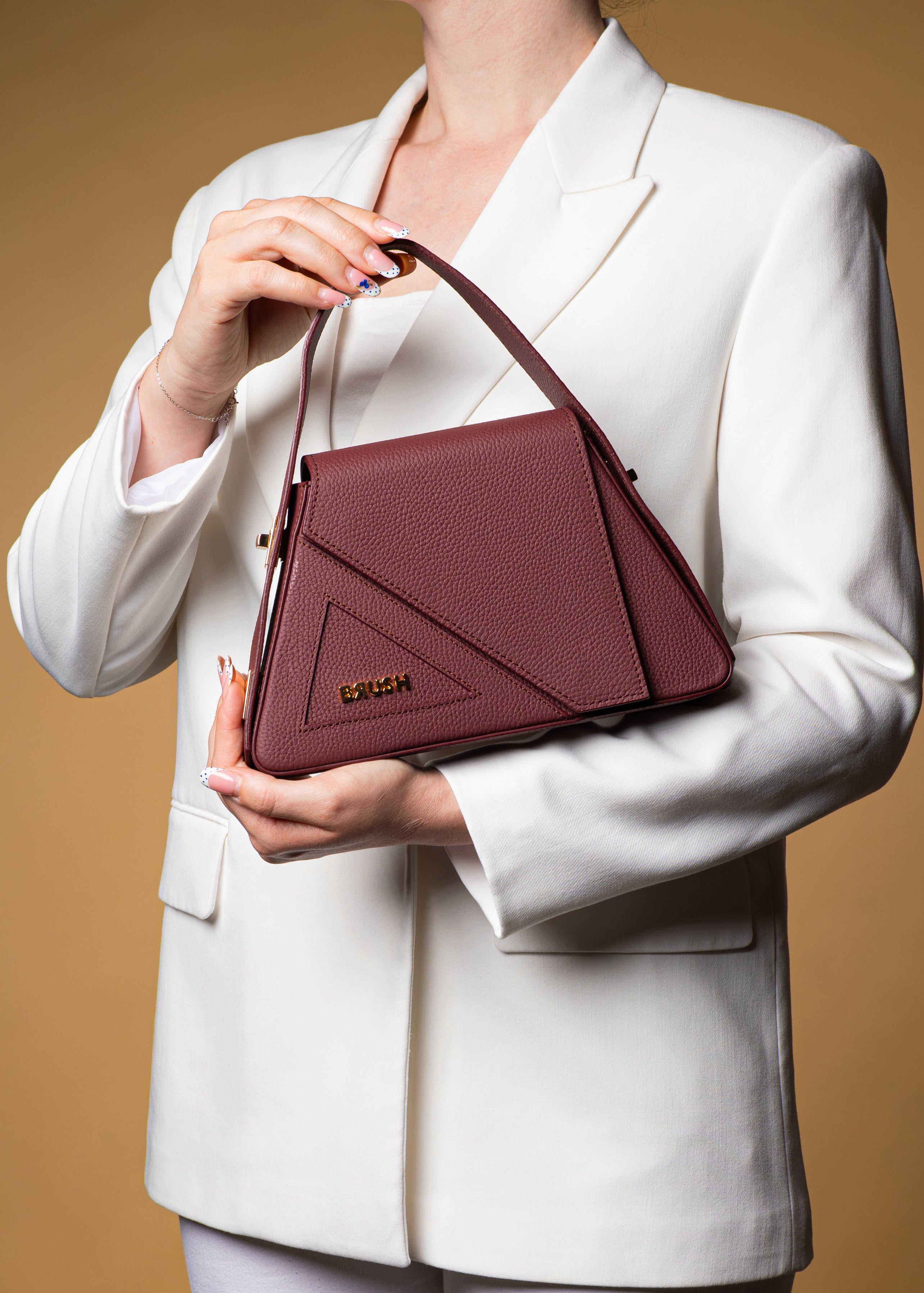 Burgundy Baby Ruler Bag