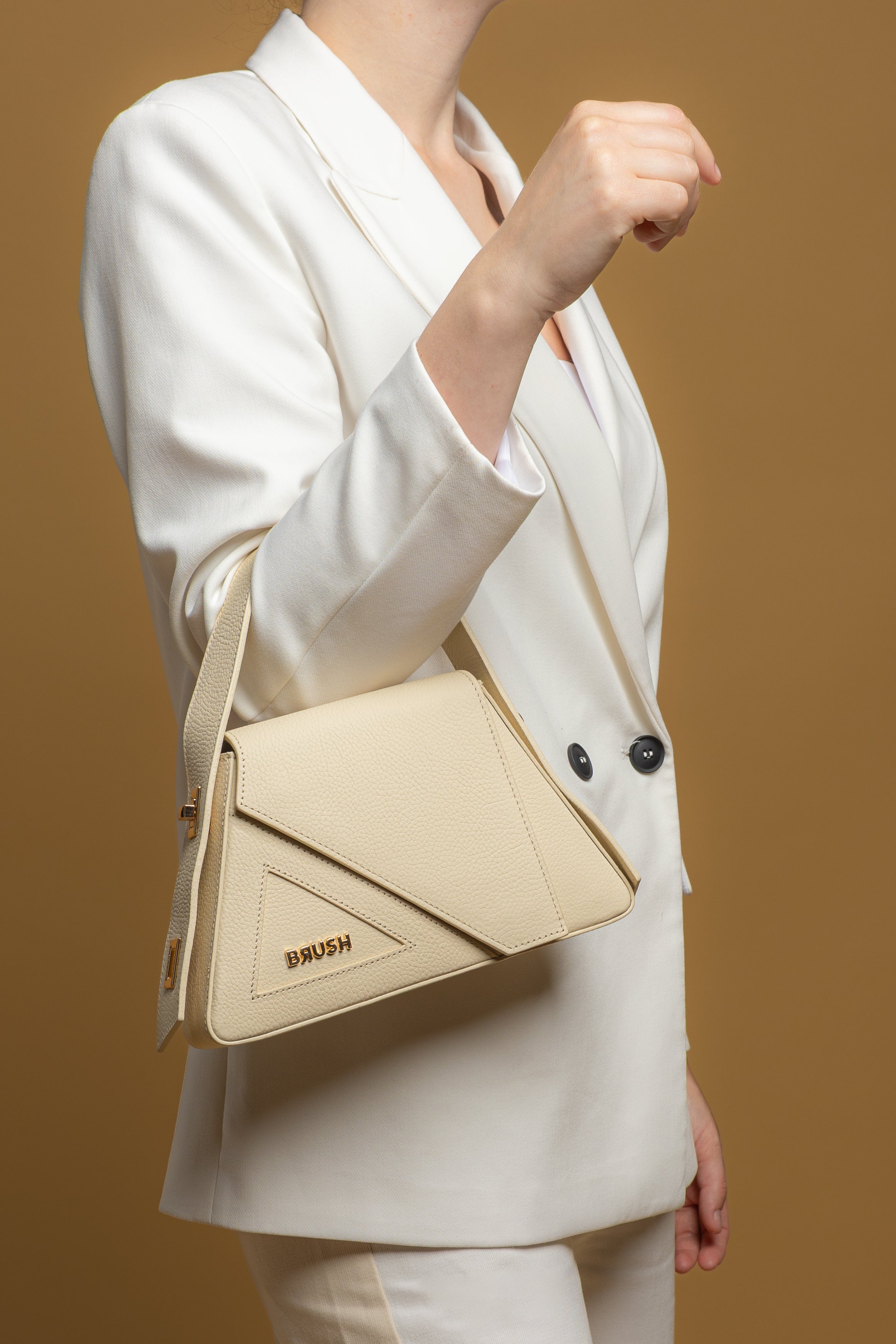Cream Baby Ruler Bag