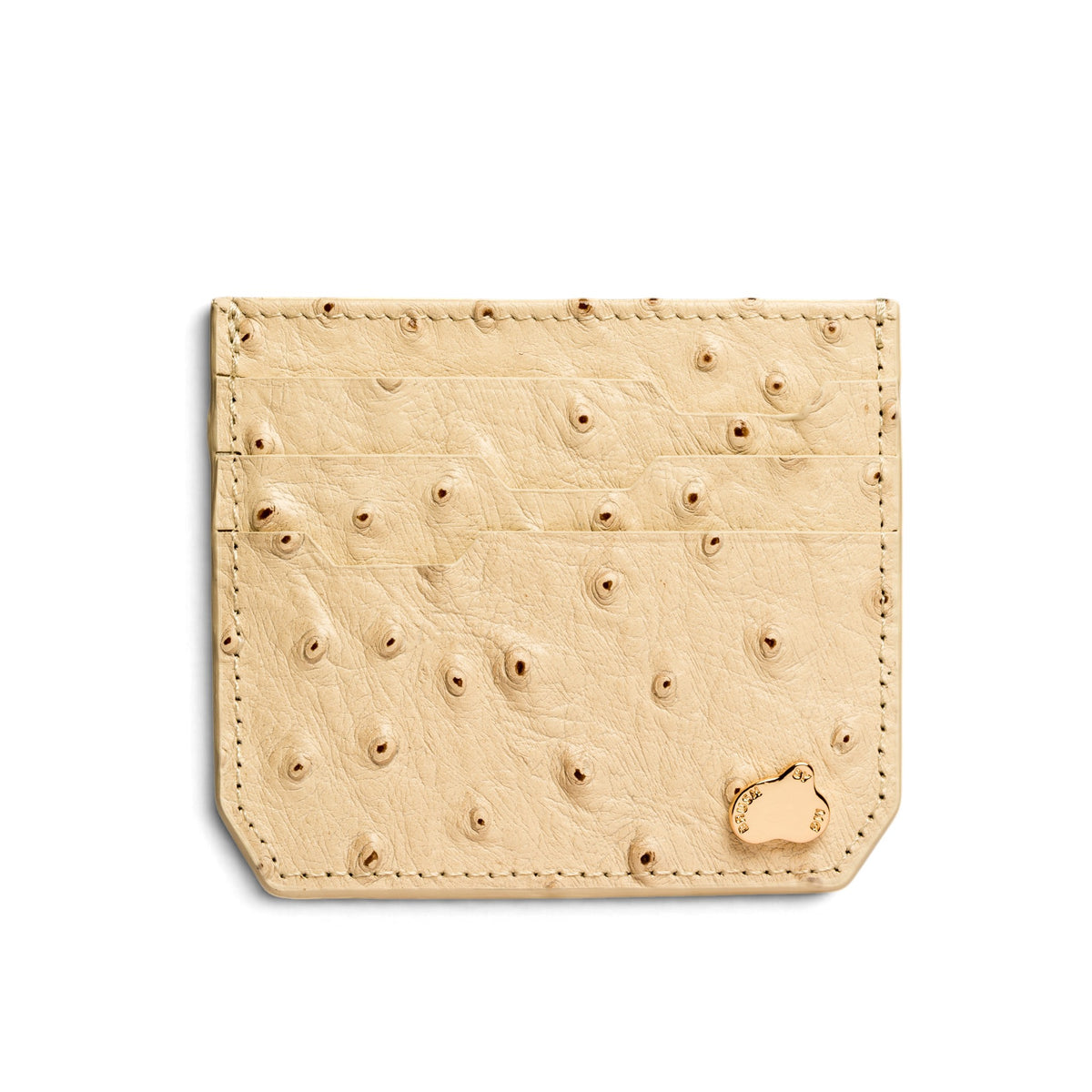 Cardholder Ostrich Cream