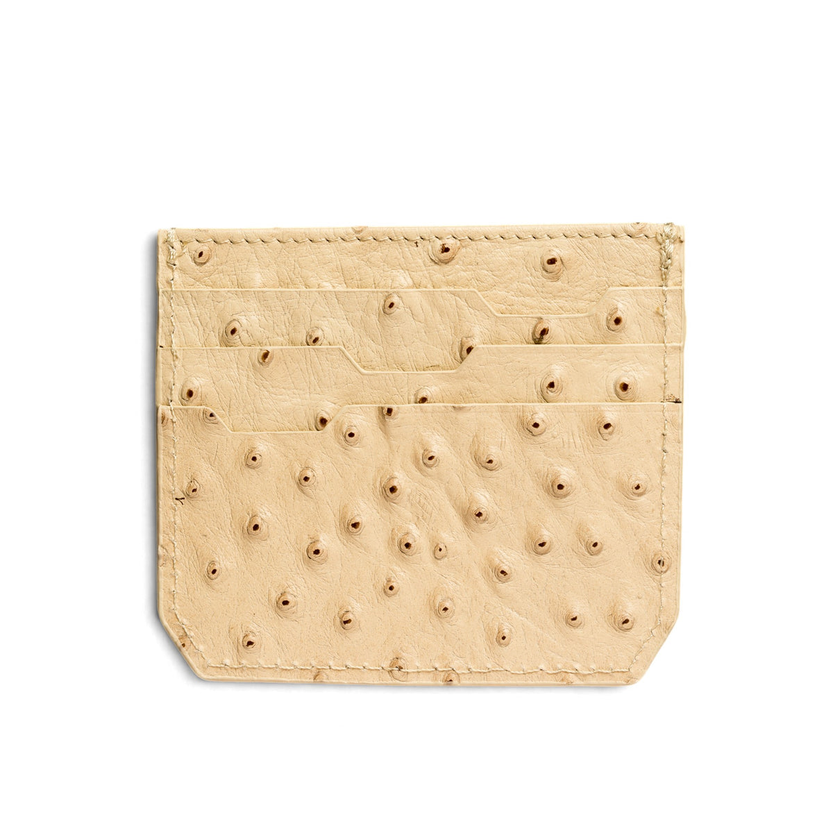 Cardholder Ostrich Cream