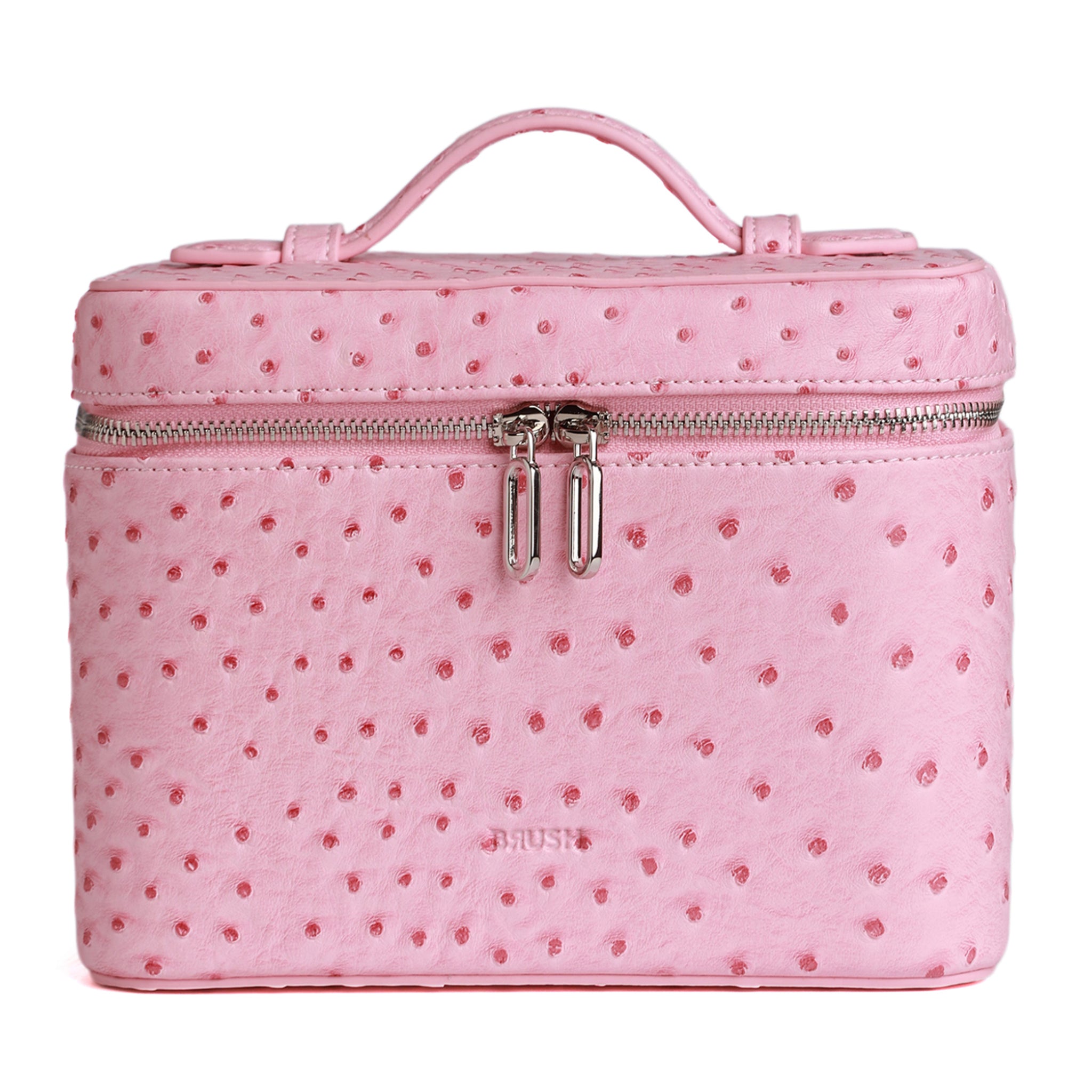 Vanity Case Blush Ostrich