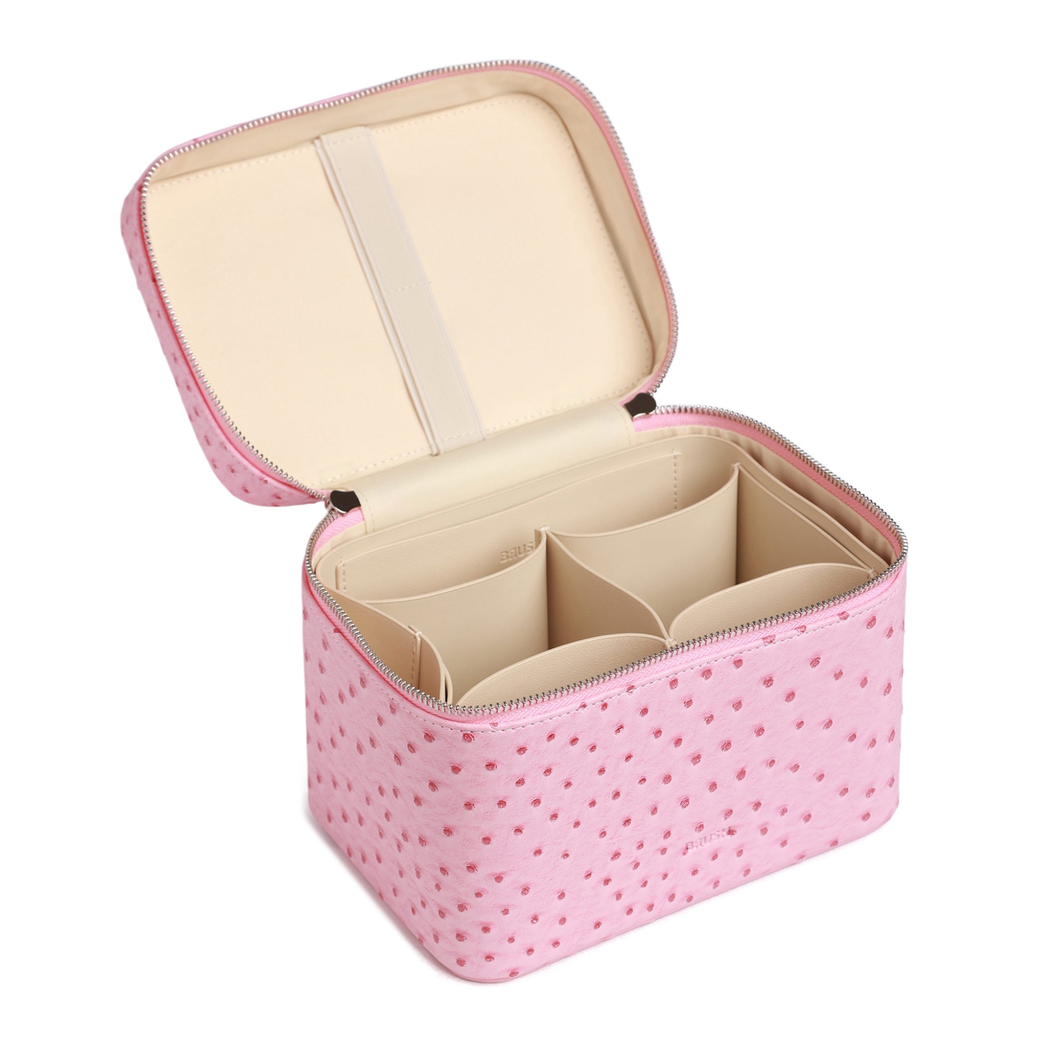 Vanity Case Blush Ostrich