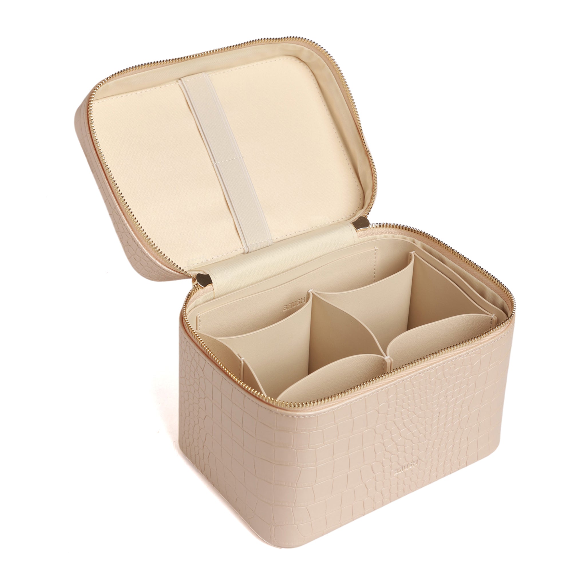 Vanity Case Champagne Croc