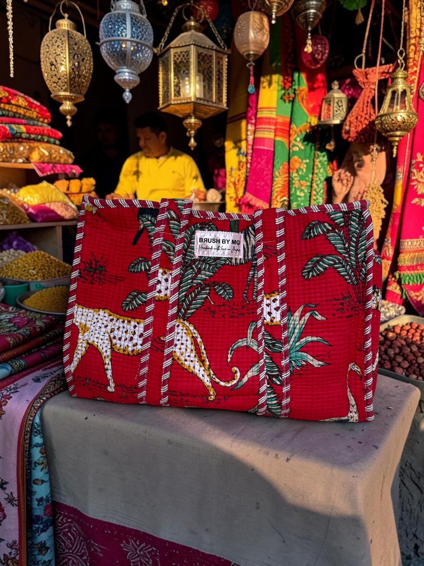 Tropic Parrot Tote Bag