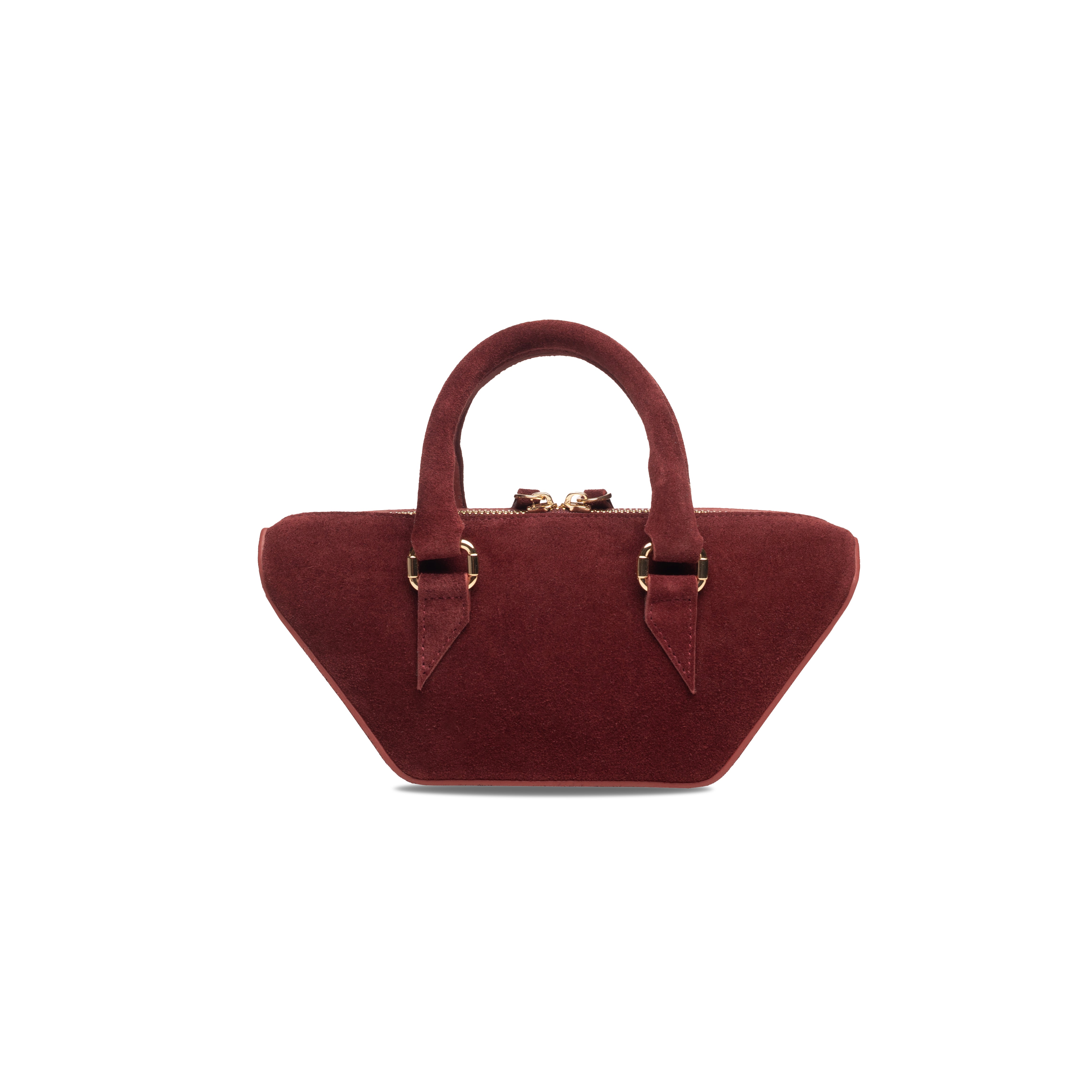 Bordeux Suede Baby Boat Bag